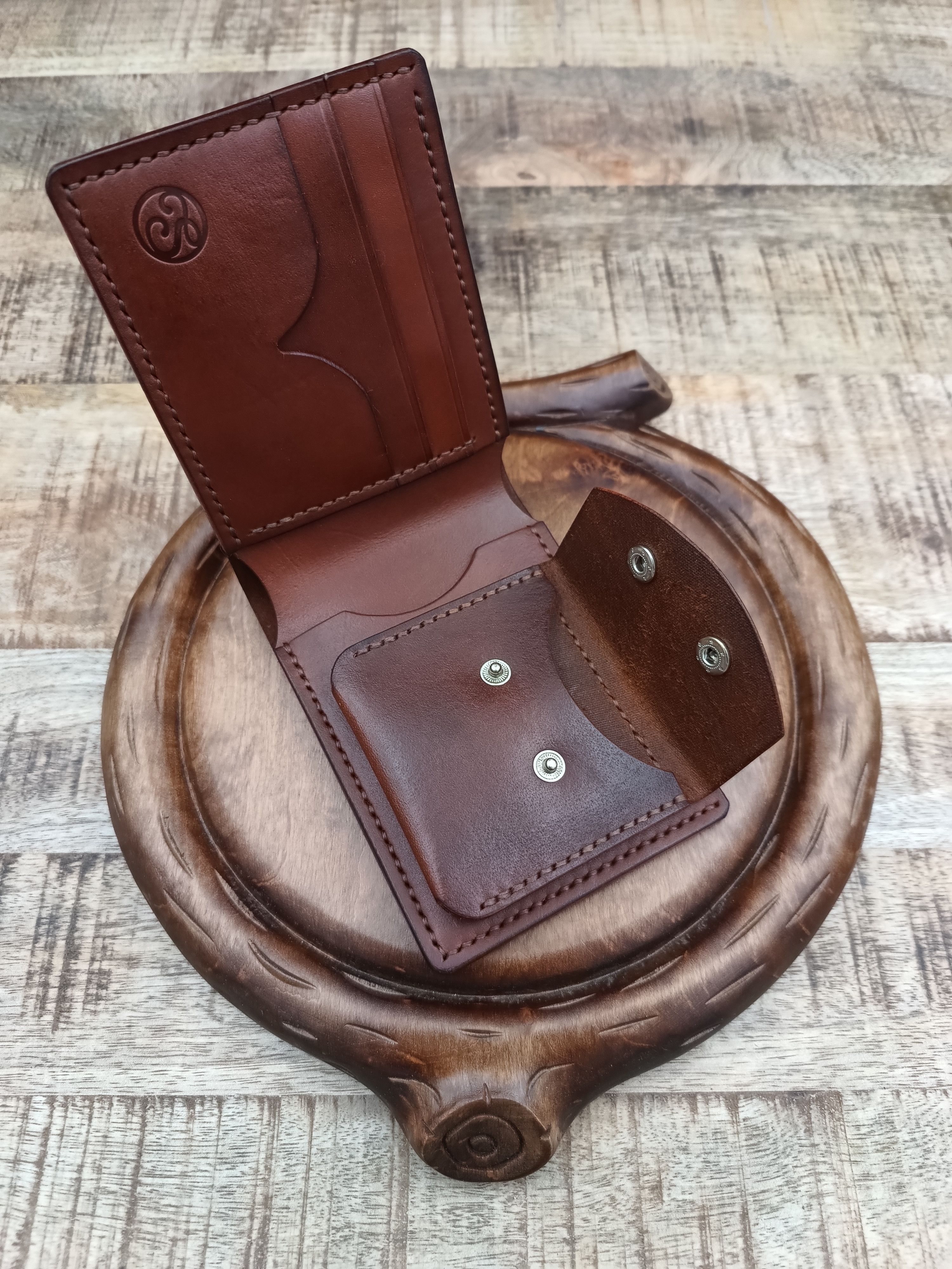 Other Handmade top grain leather wallet cardholder Size ONE SIZE - 4 Thumbnail