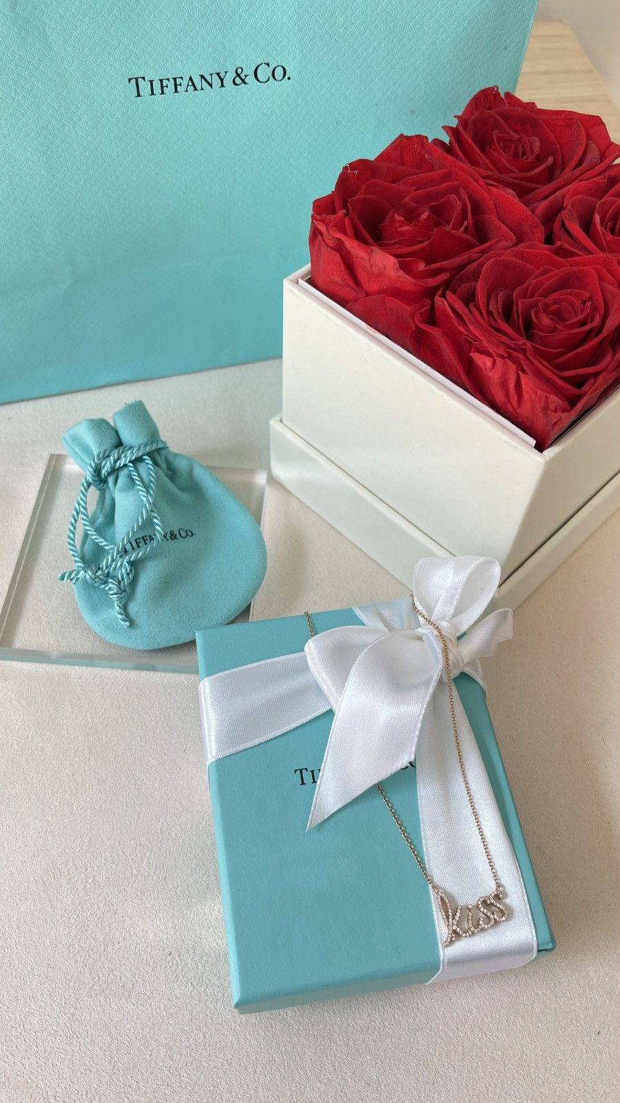 Tiffany & Co. Tiffany & Co. Graffiti Kiss Pendant RG Dia 16” NEW $4,400 Size ONE SIZE - 3 Thumbnail