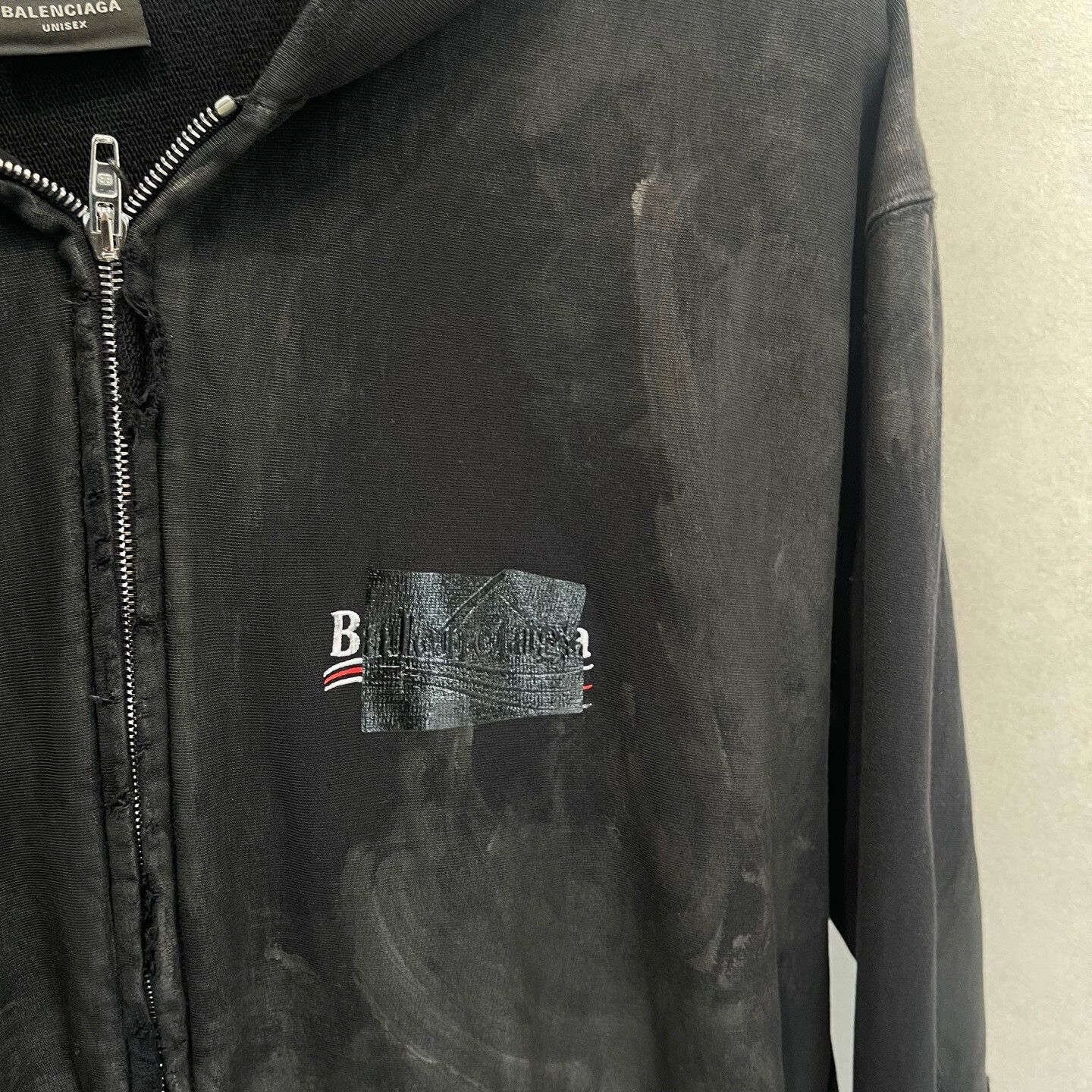 Balenciaga balenciaga black zip-up hoodie for men and women Size US M / EU 48-50 / 2 - 3 Thumbnail