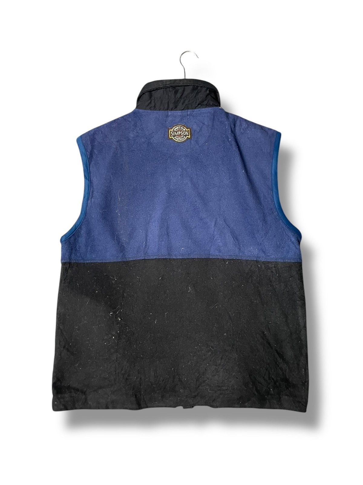 Japanese Brand × Vintage SIMPSON Sport Casual Fleece Zipper Vests (79) Size US L / EU 52-54 / 3 - 6 Thumbnail