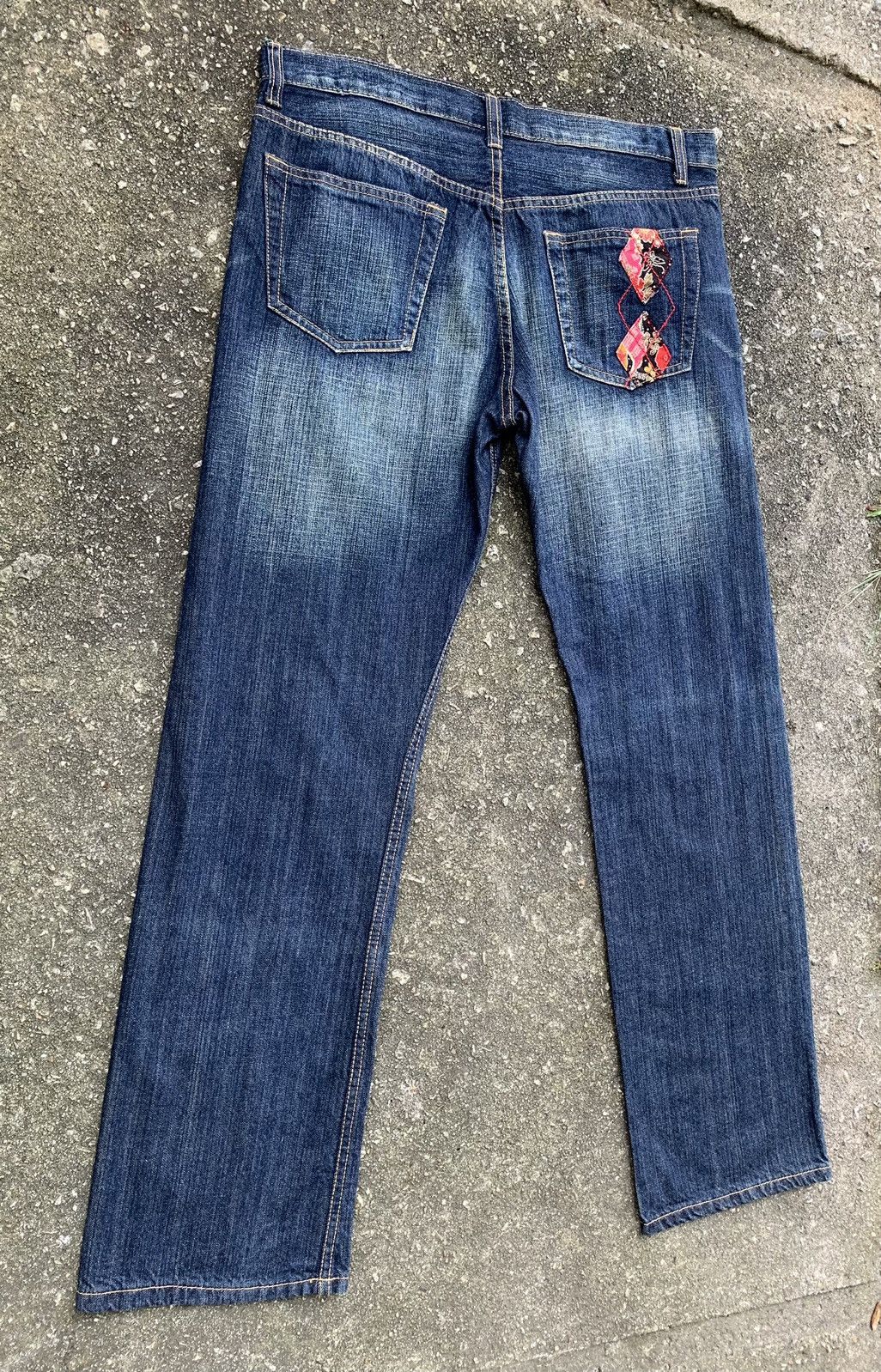Takeo Kikuchi Vintage Takeo Kikuchi Patchwork Denim Jeans Pants Size US 35 - 6 Thumbnail