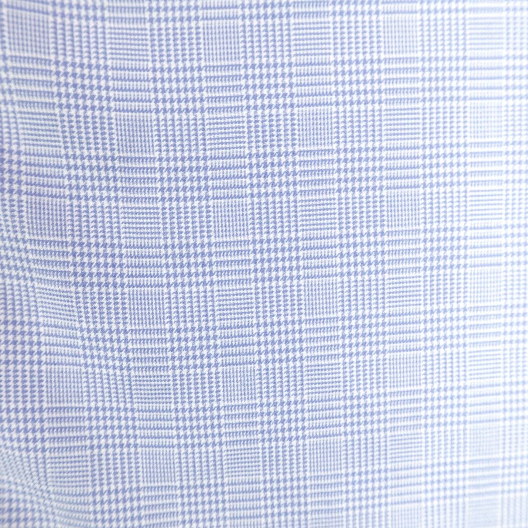 Brooks Brothers Brooks Brothers Non-Iron Button Up Shirt Large Blue White Houndstooth Plaid Long Sleeve Classic Mens Size US L / EU 52-54 / 3 - 4 Thumbnail