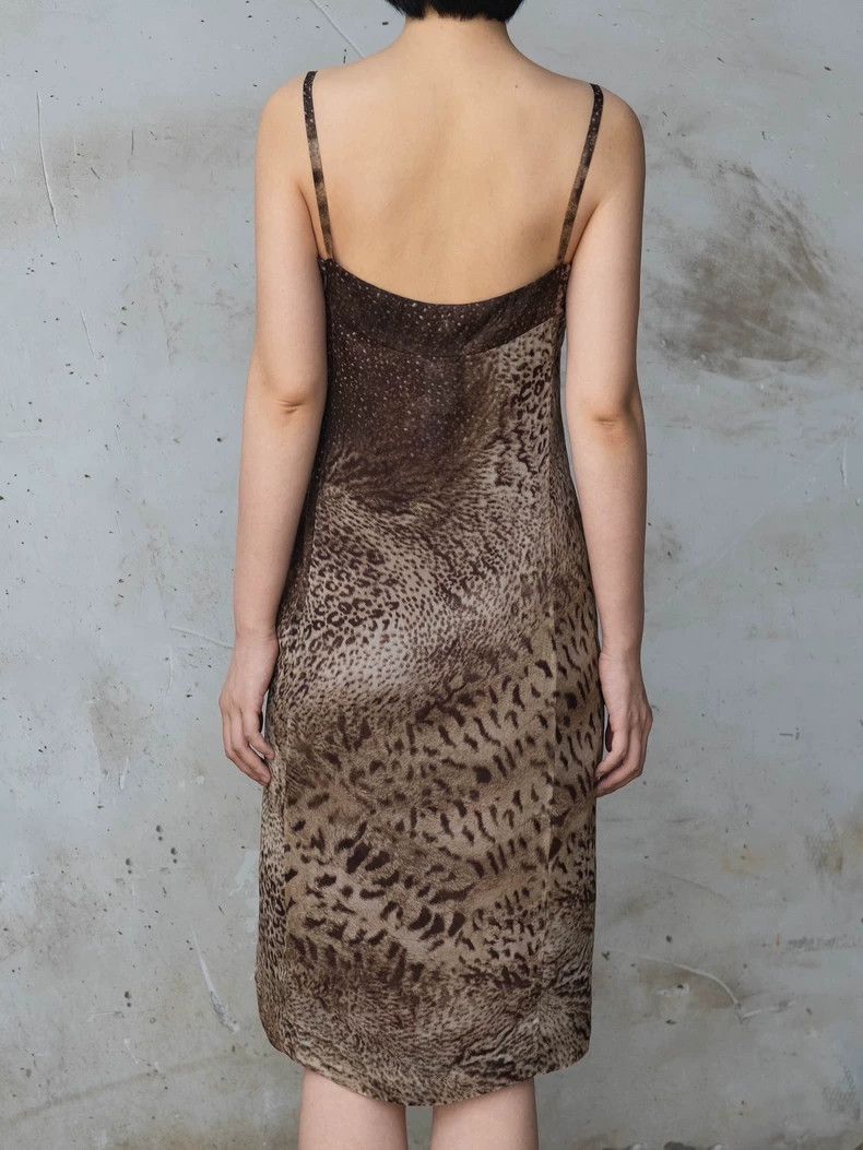 Kenzo KENZO Leopard print silk strapless dress vintage Size XS / US 0-2 / IT 36-38 - 6 Thumbnail
