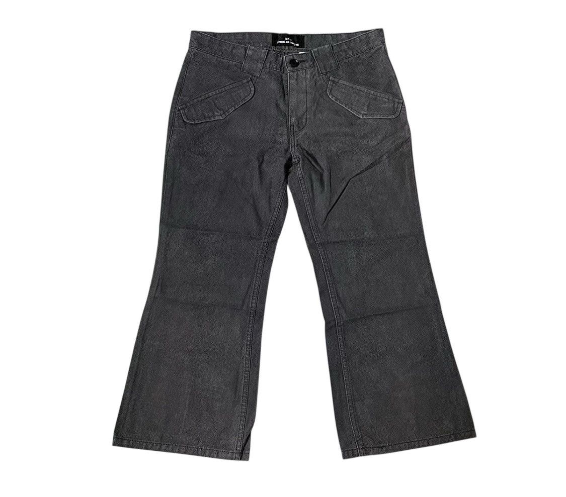 Comme des Garcons Tricot cdg AD2007 washed flared trousers Size US 30 / EU 46 - 1 Thumbnail