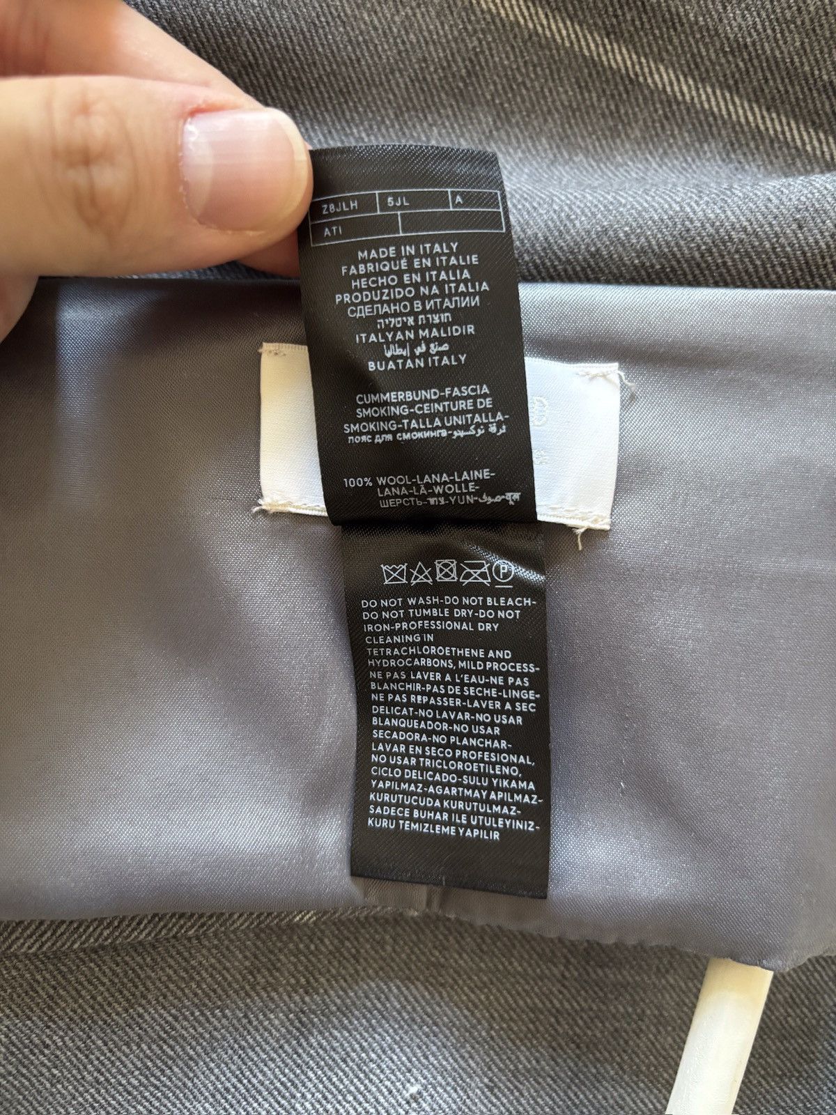 Ermenegildo Zegna × Fear of God Rare Fear of God Zegna Cummerbund Size ONE SIZE - 6 Thumbnail