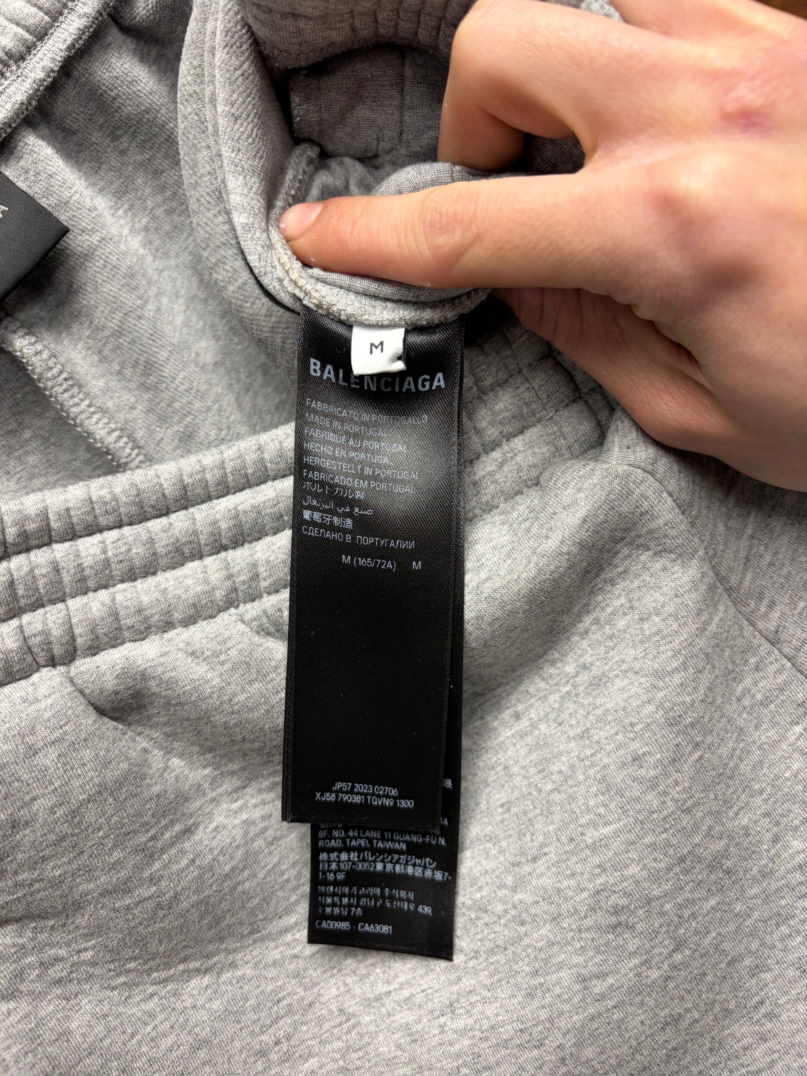 Balenciaga 2023 Balenciaga Grey Drawstring Sweatpants Size US 31 - 5 Thumbnail