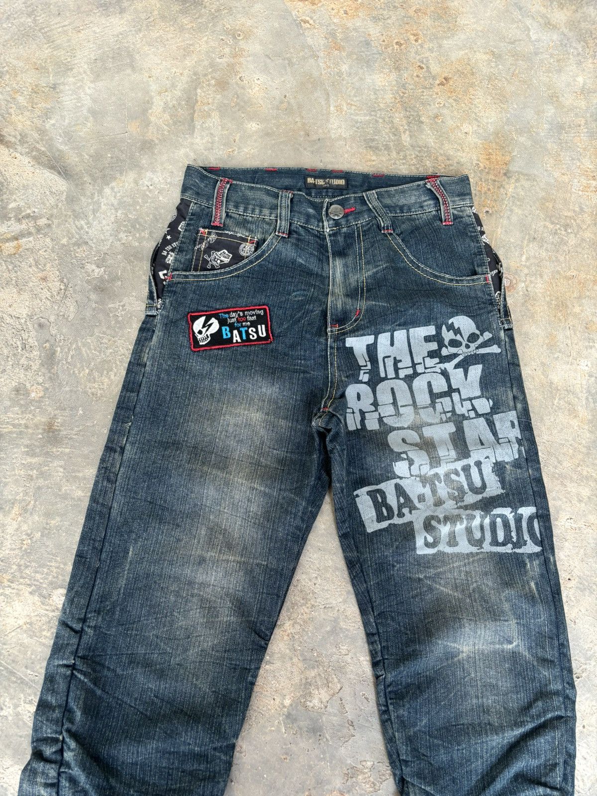 Hysteric Glamour Ba-tsu Studio Ifsixwasnine Punk Style Jeans Size US 29 - 5 Thumbnail