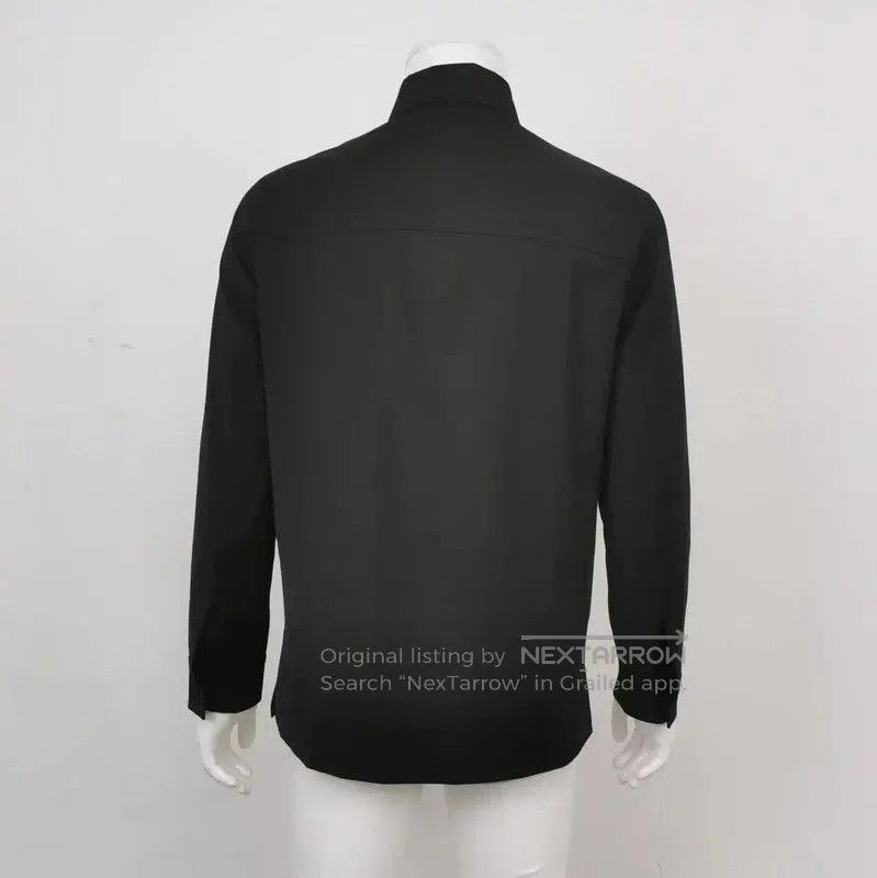 Fendi Fendi Black Wool Embroidered Logo Jacket . Size US M / EU 48-50 / 2 - 2 Thumbnail