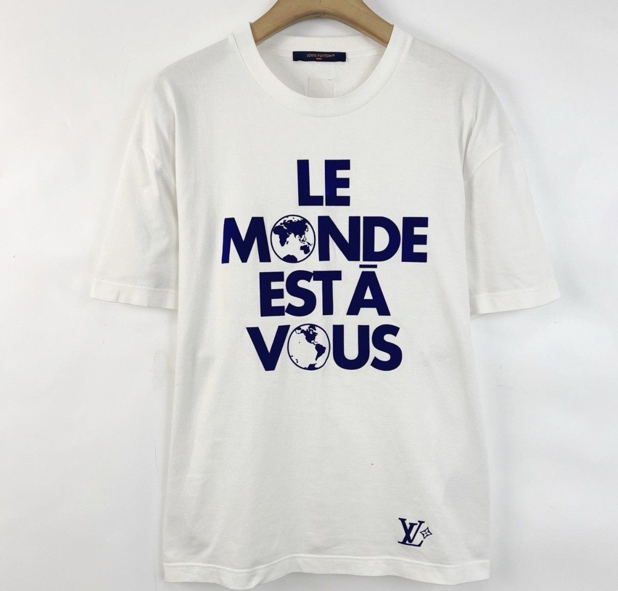Louis Vuitton LOUIS VUITTON Print Short Sleeve T-Shirt K12 Size US M / EU 48-50 / 2 - 1 Thumbnail