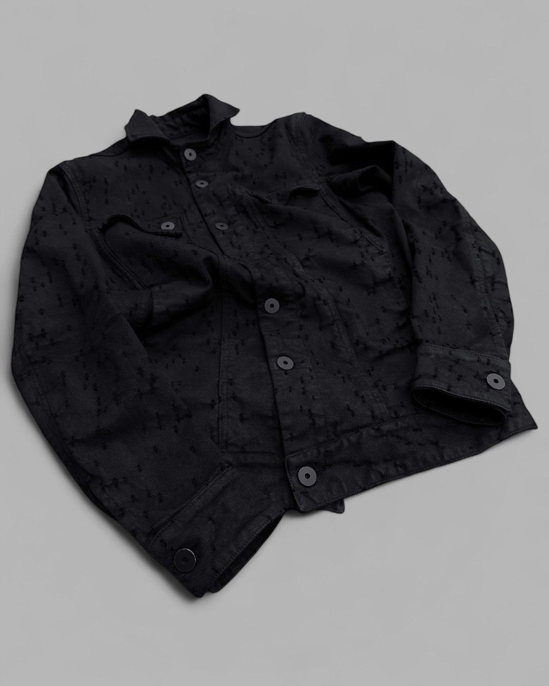 Boris Bidjan Saberi Boris Bidjan Saberi Waxed Distressed Jacket Size US S / EU 44-46 / 1 - 18 Thumbnail