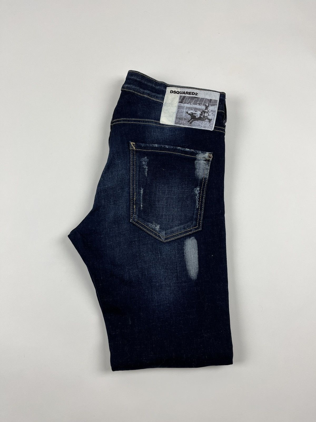 Dsquared2 Distressed Skinny Dan Jeans