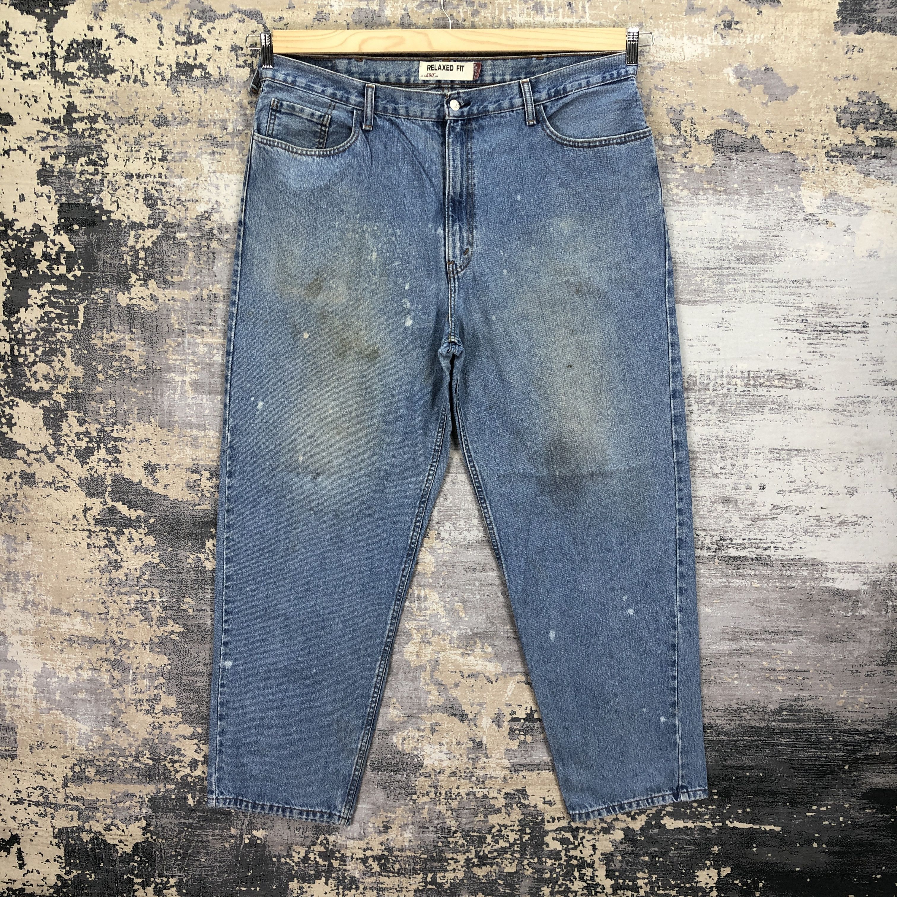 Levi's Vintage Y2K Levis Light Wash Jeans Dirty Levi's Faded Denim Size US 40 / EU 56 - 1 Thumbnail