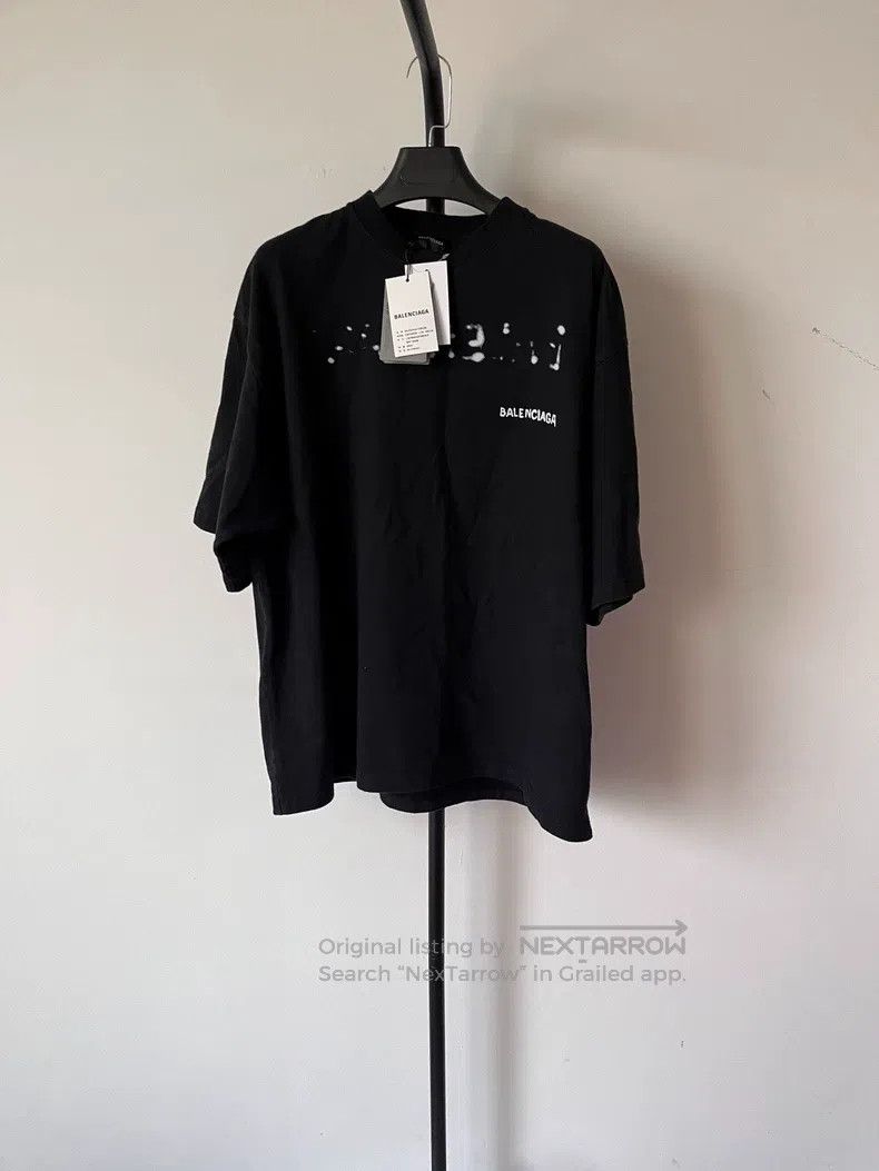 Balenciaga Balenciaga Logo Letter Print Round Neck Short Sleeve T-Shi Size US M / EU 48-50 / 2 - 1 Thumbnail