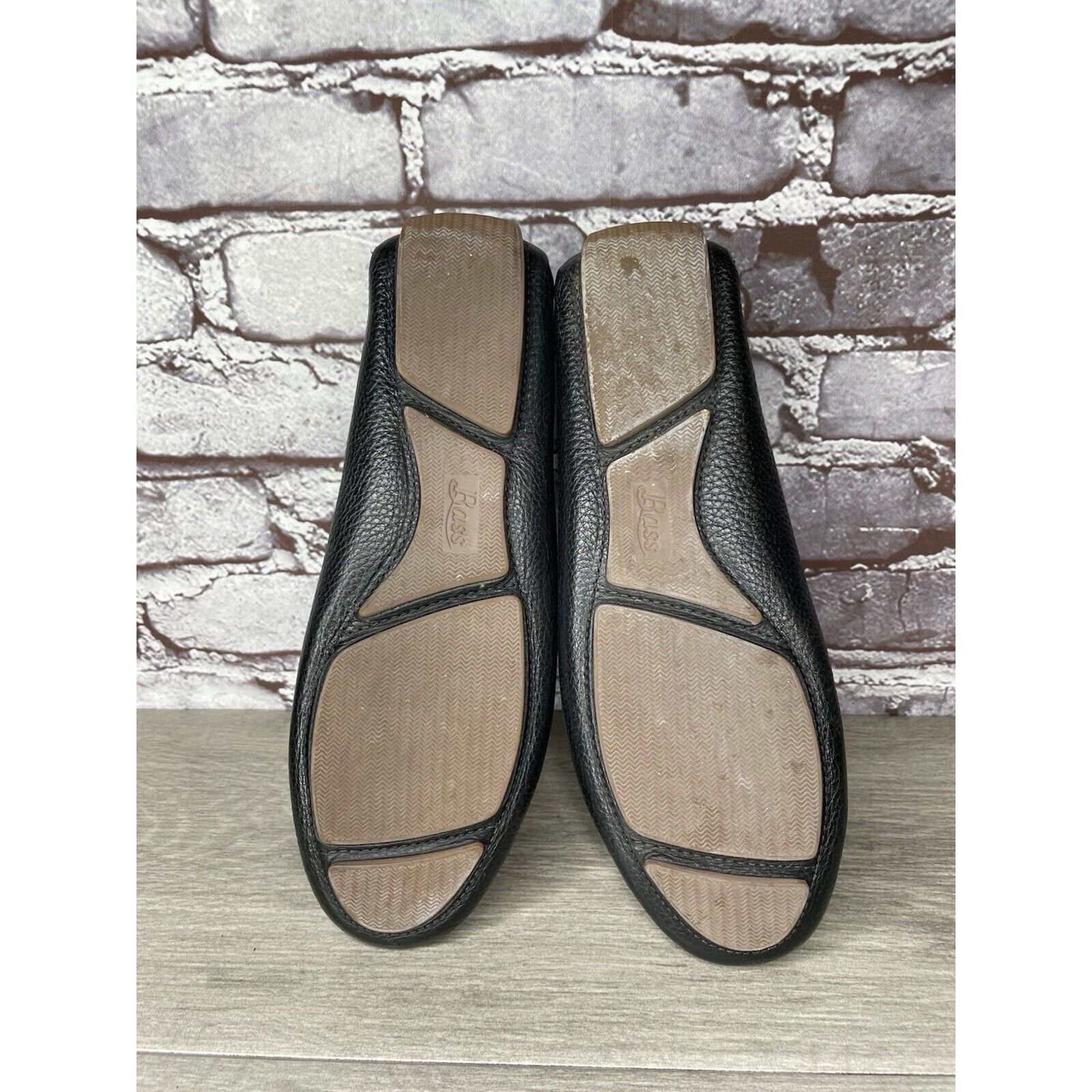Bass G.H. Bass & Co. Bass Reese Black Leather Driving Loafers Wom Size US 9.5 / IT 39.5 - 23 Thumbnail