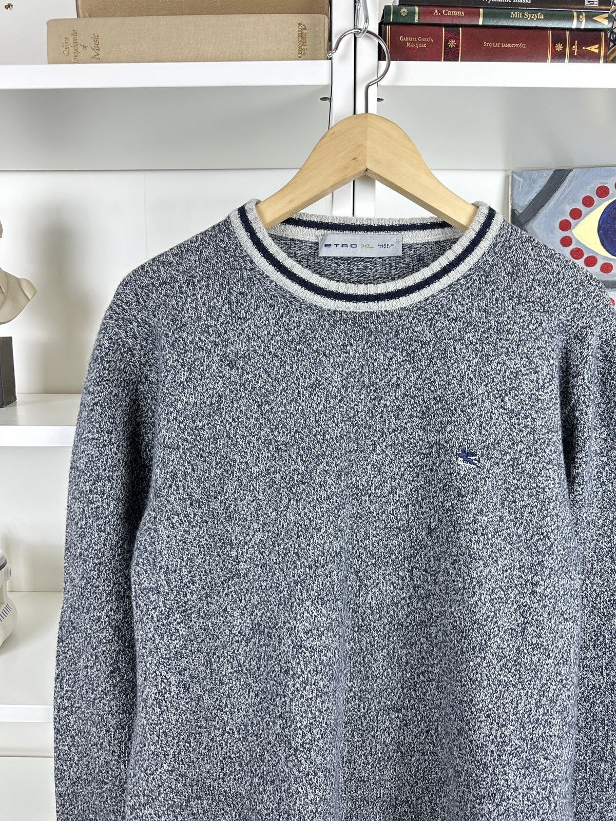 Etro Vintage Etro woolen sweater Size US XL / EU 56 / 4 - 2 Thumbnail