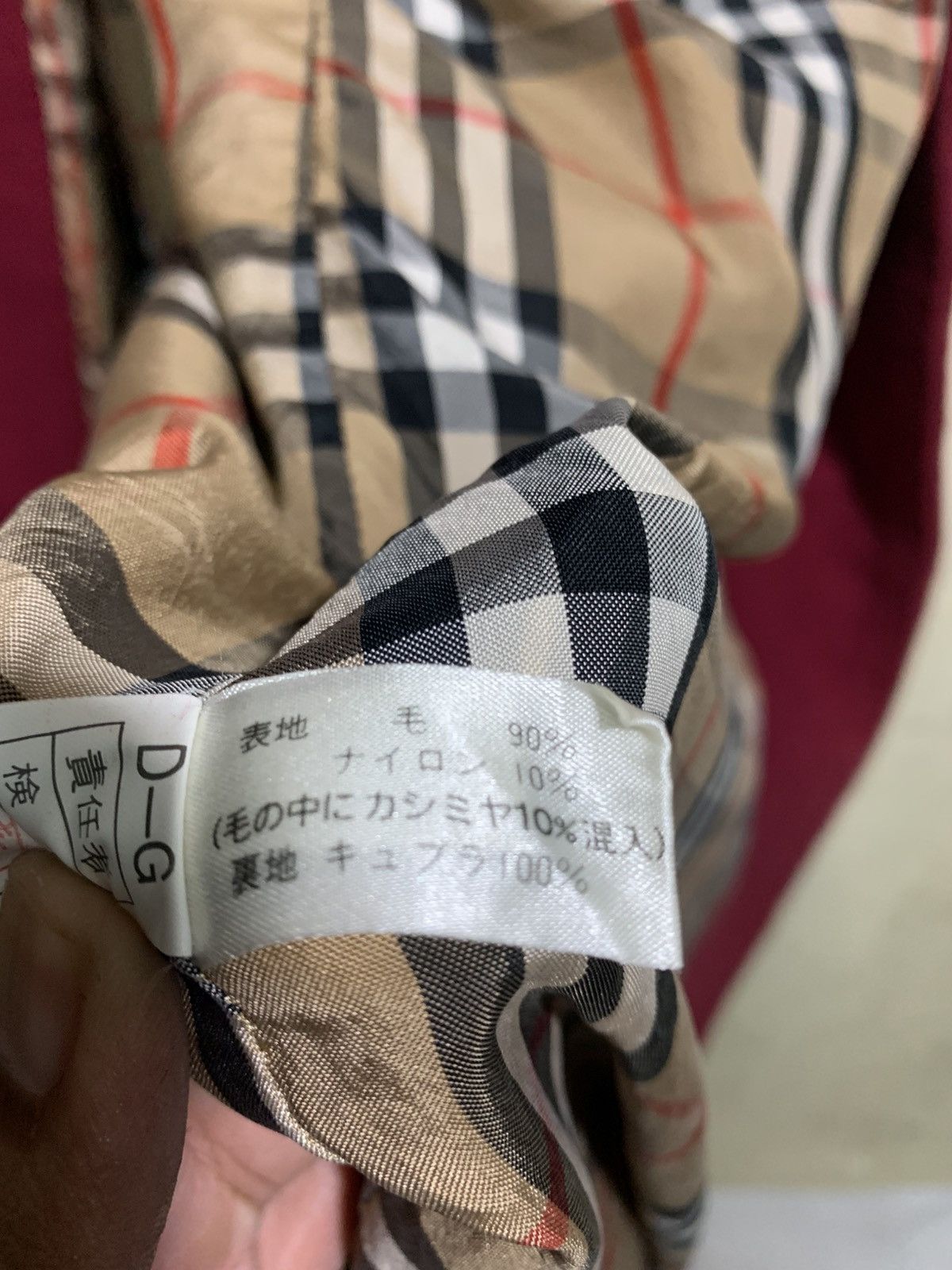 Burberry × Burberry Prorsum 🔥BURBERRY NOVACHECK ROBE RED Size US M / EU 48-50 / 2 - 9 Thumbnail