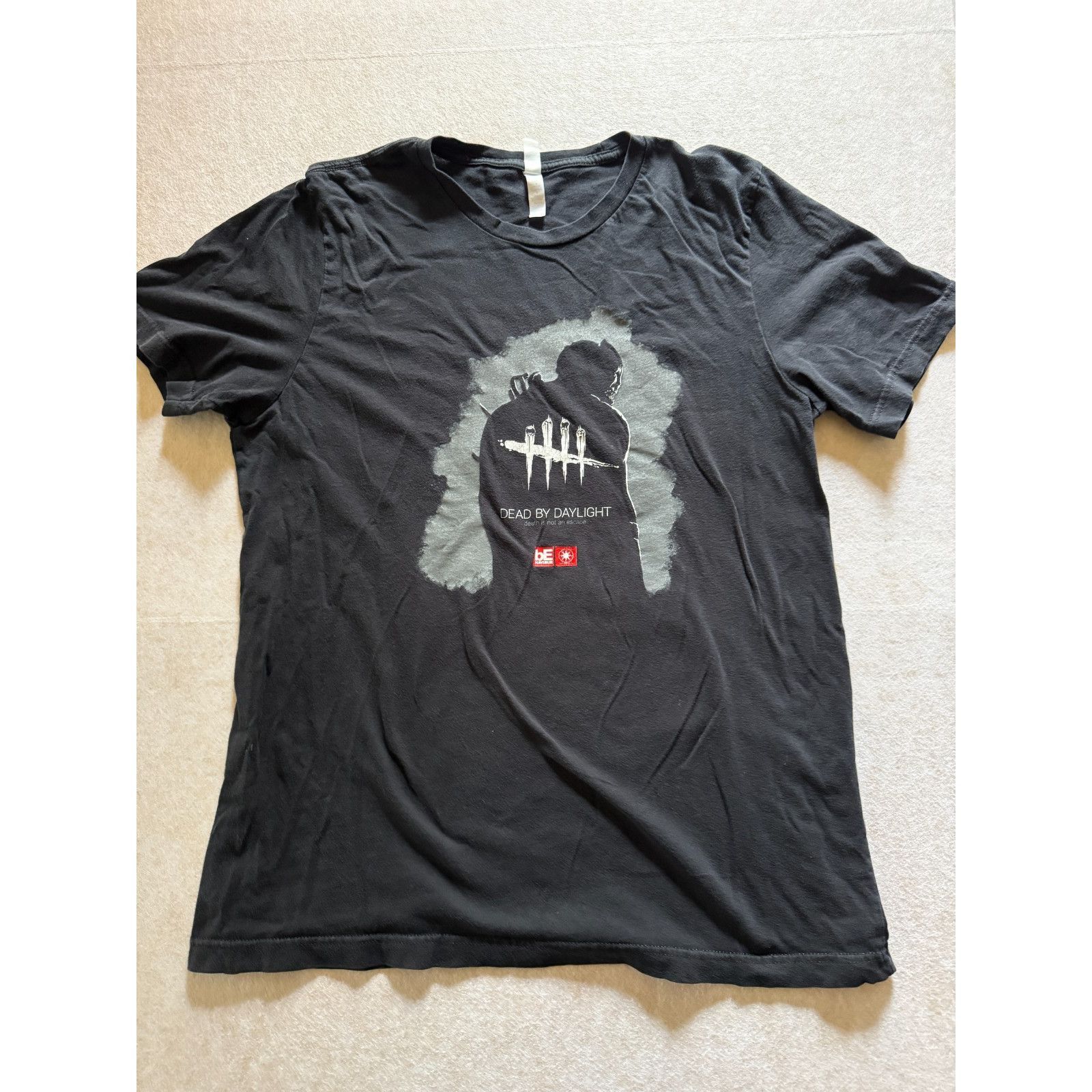 Canvas Dead By Dayligh Mens Large Black Graphic Tee Death Is Not A Size US L / EU 52-54 / 3 - 1 Thumbnail