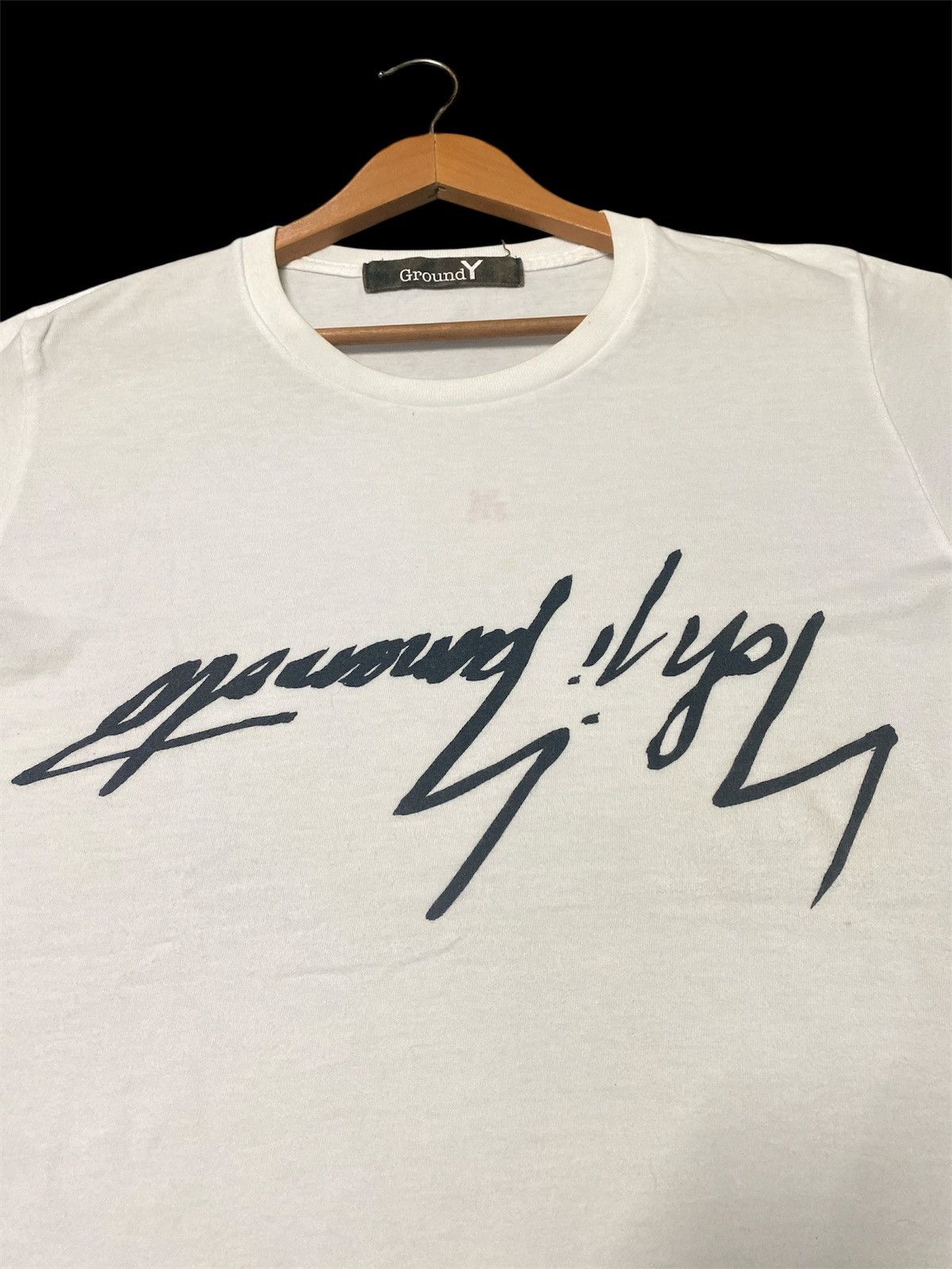 Japanese Brand × Vintage × Yohji Yamamoto ‼️RARE‼️YOHJI YAMAMOTO SPELLOUT VINTAGE SHIRT TEE🔥 Size US M / EU 48-50 / 2 - 5 Thumbnail