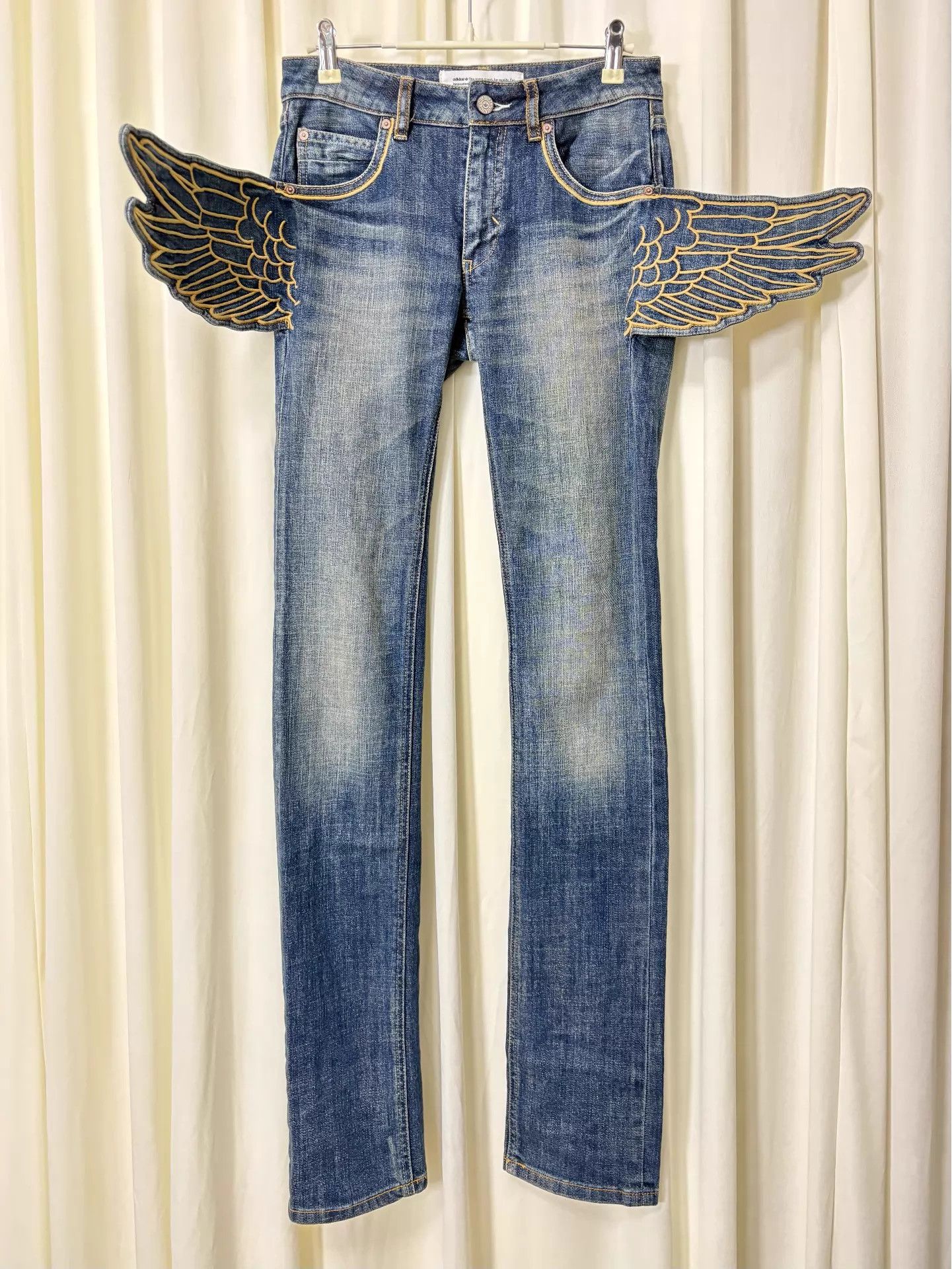 Jeremy Scott Jeremy Scott x Adidas Wings Jeans 26 New with tags Size US 26 / EU 42 - 1 Thumbnail