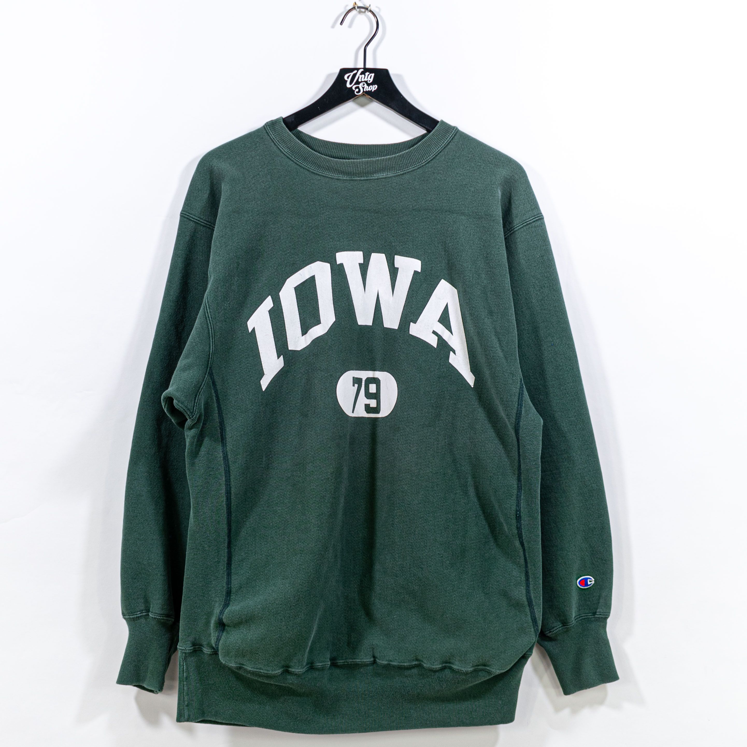 image of American College x Champion Iowa State University Champion Reverse Weave Sweatshirt VTG in Green (S