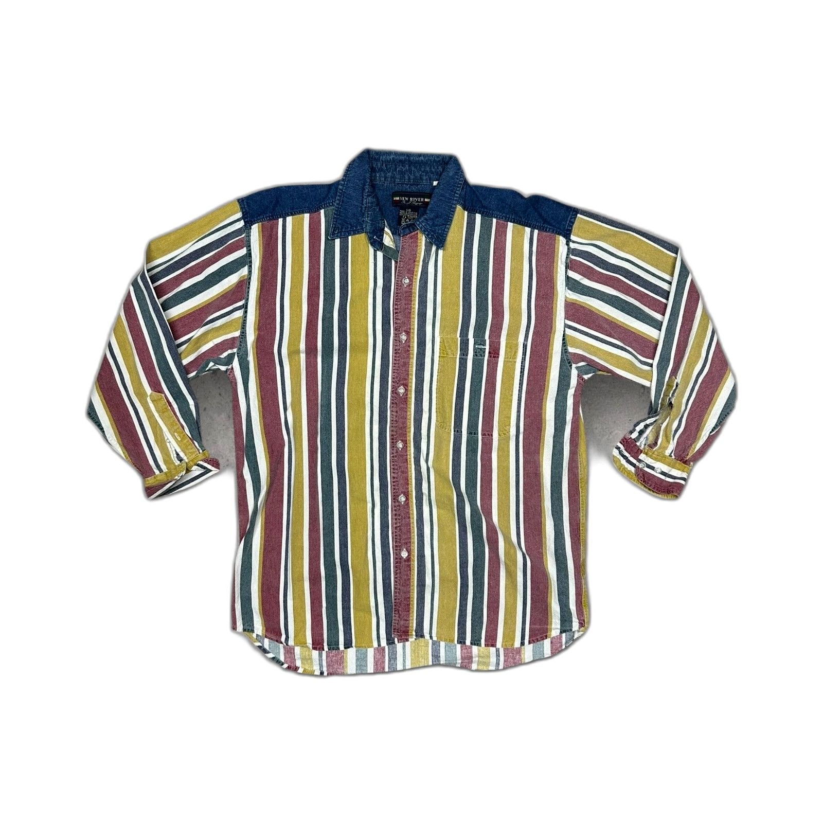 New Era New River Brushpopper Style Long Sleeve Flannel Shirt Men's Size US L / EU 52-54 / 3 - 1 Thumbnail