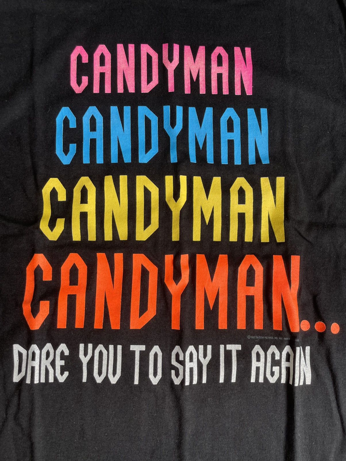 Vintage Vintage Candyman T-Shirt, Screen Stars, 1992 Size US L / EU 52-54 / 3 - 7 Thumbnail