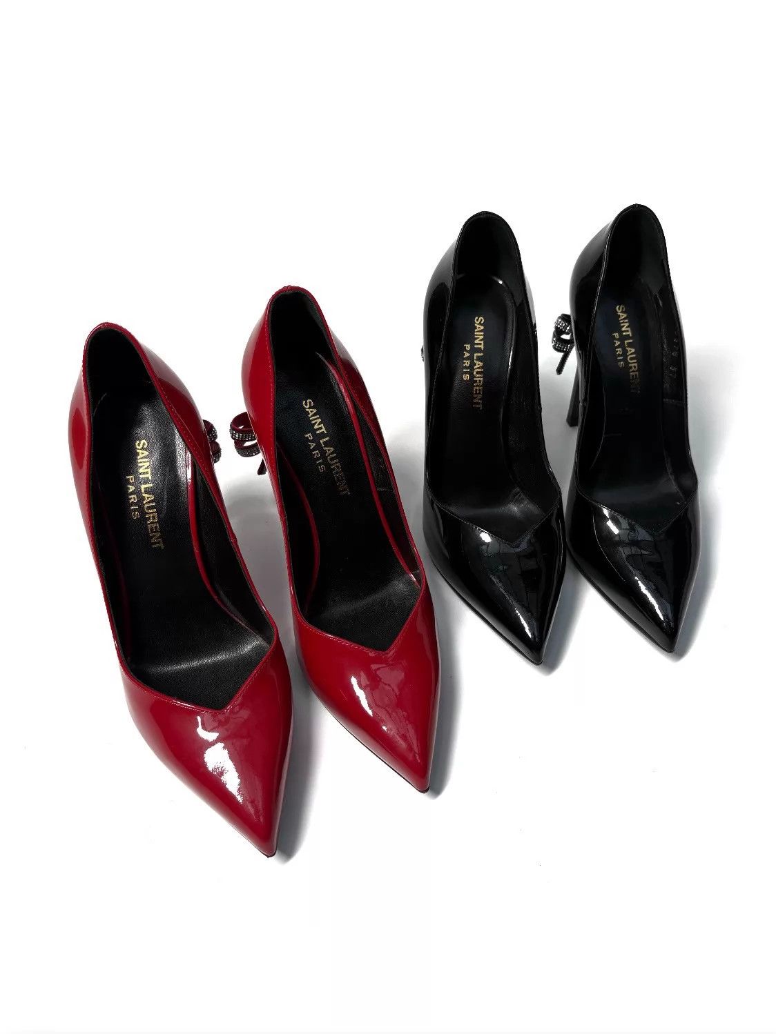 Saint Laurent Paris Saint Laurent SLP16AW Hedi Farewell Bow Heels 37 Size US 6.5 / IT 36.5 - 6 Thumbnail