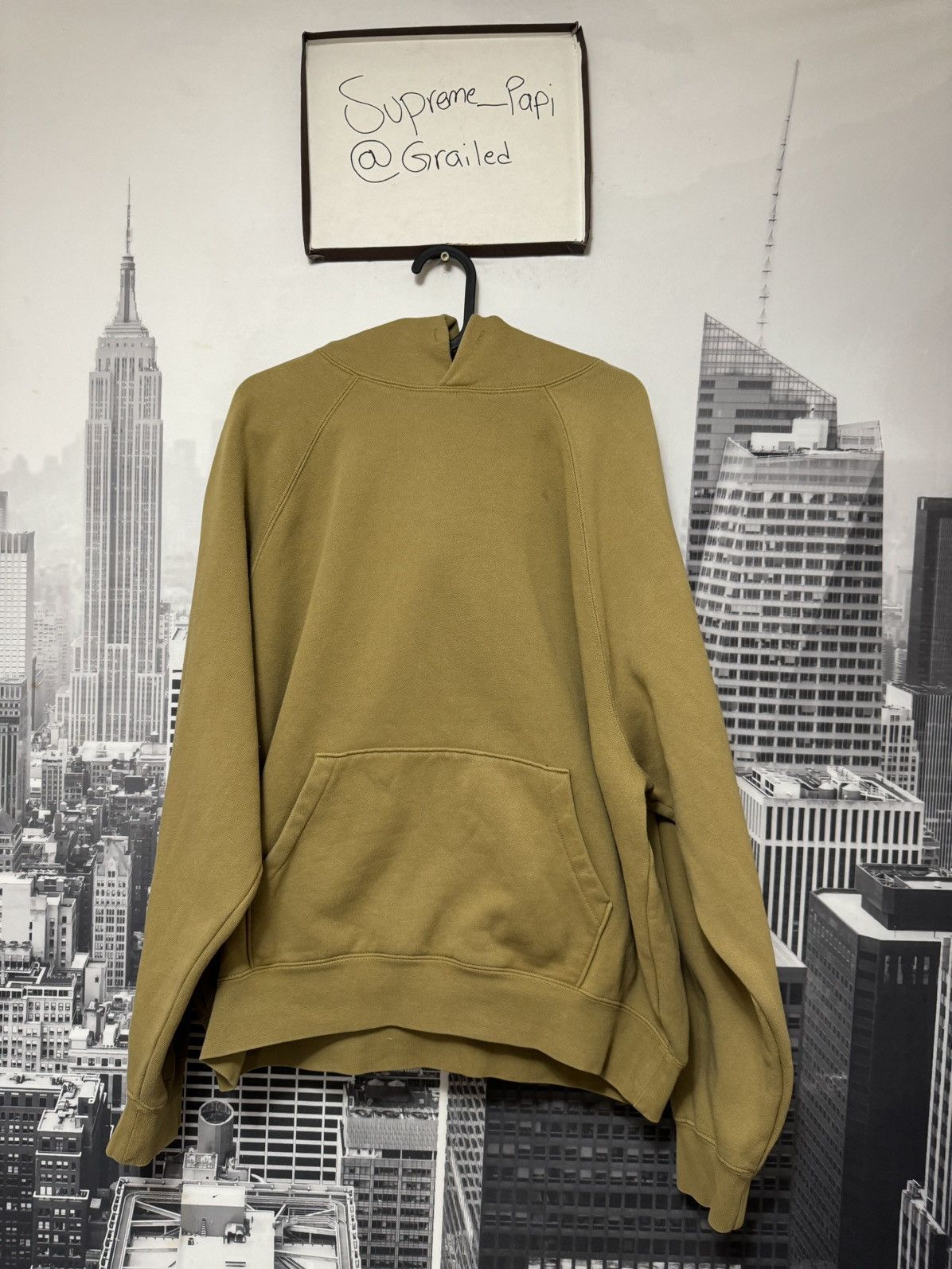 Fear of God 💥Fear of God Essentials Appliqué Pullover Hoodie SZ S Amber Size US S / EU 44-46 / 1 - 6 Thumbnail
