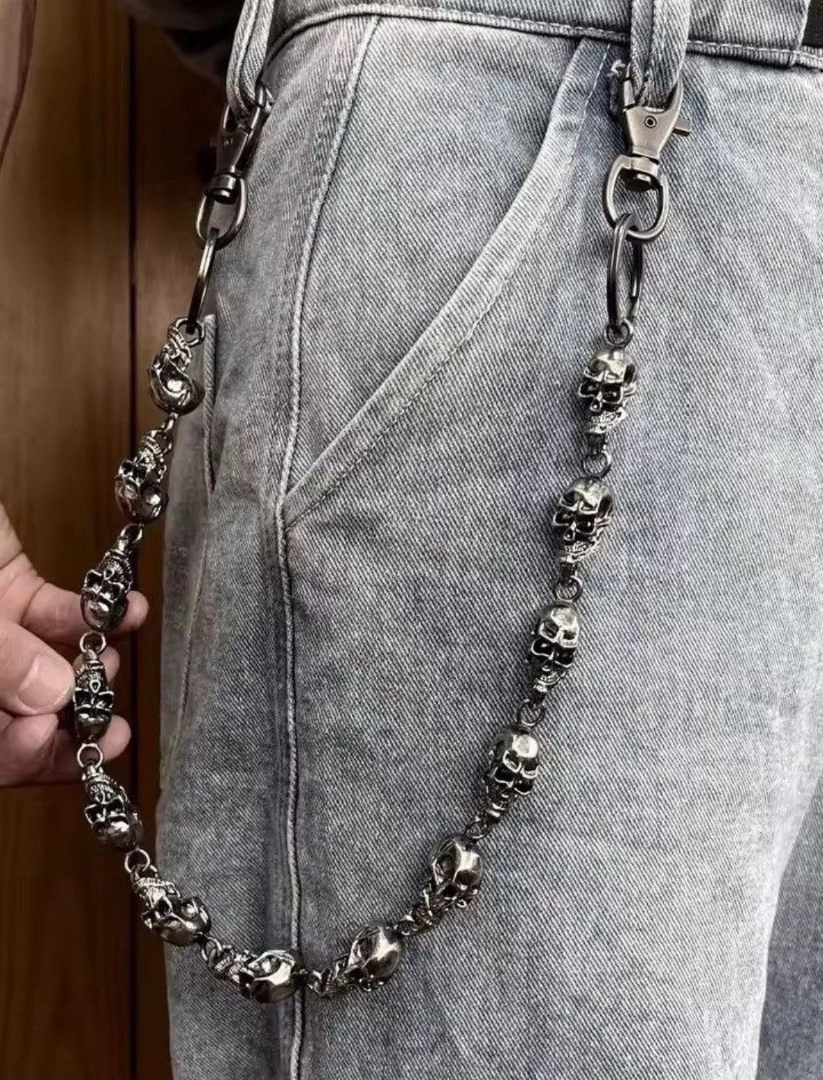 Other Skull Pants Chain Size ONE SIZE - 2 Thumbnail