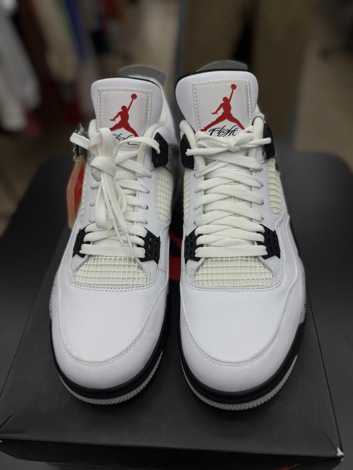 Jordan Brand Size 11.5 - Jordan 4 Retro OG Mid White Cement 2016 NEW Size US 11.5 / EU 44-45 - 4 Thumbnail