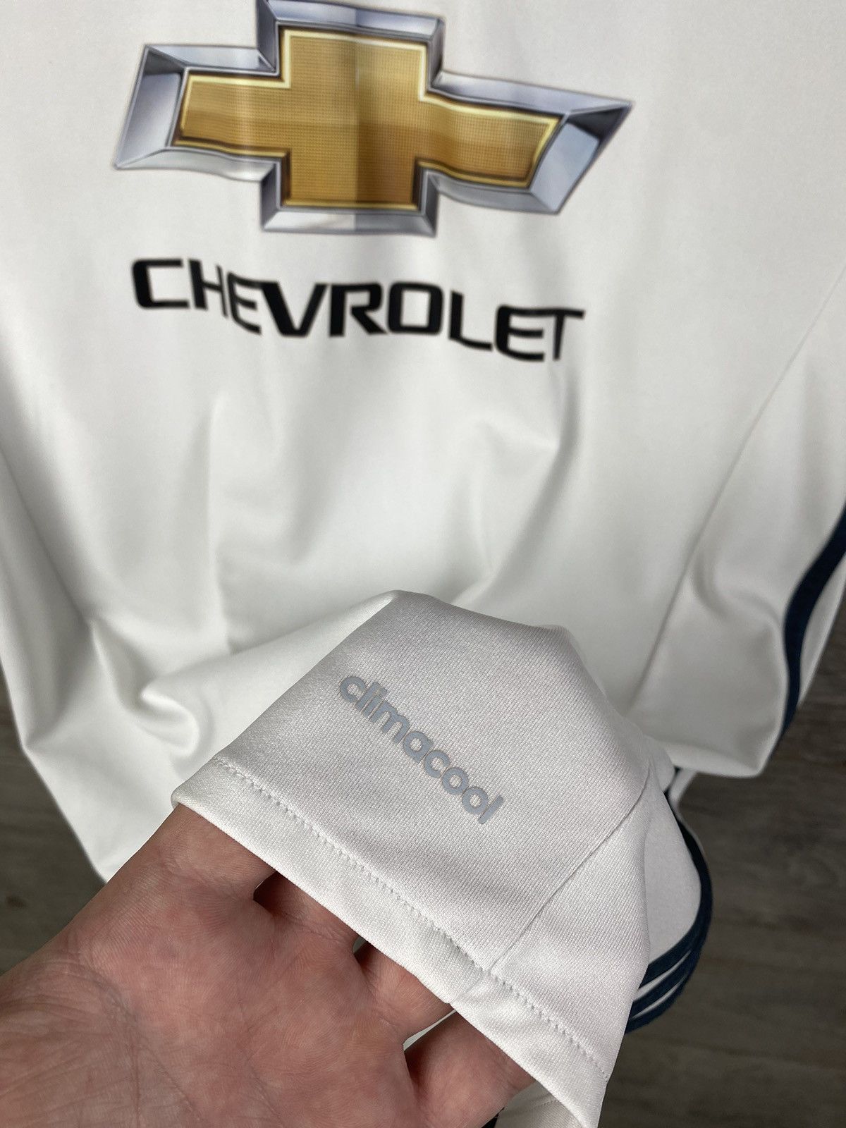 Adidas White Adidas Machester United size L football shirt Size US L / EU 52-54 / 3 - 4 Thumbnail