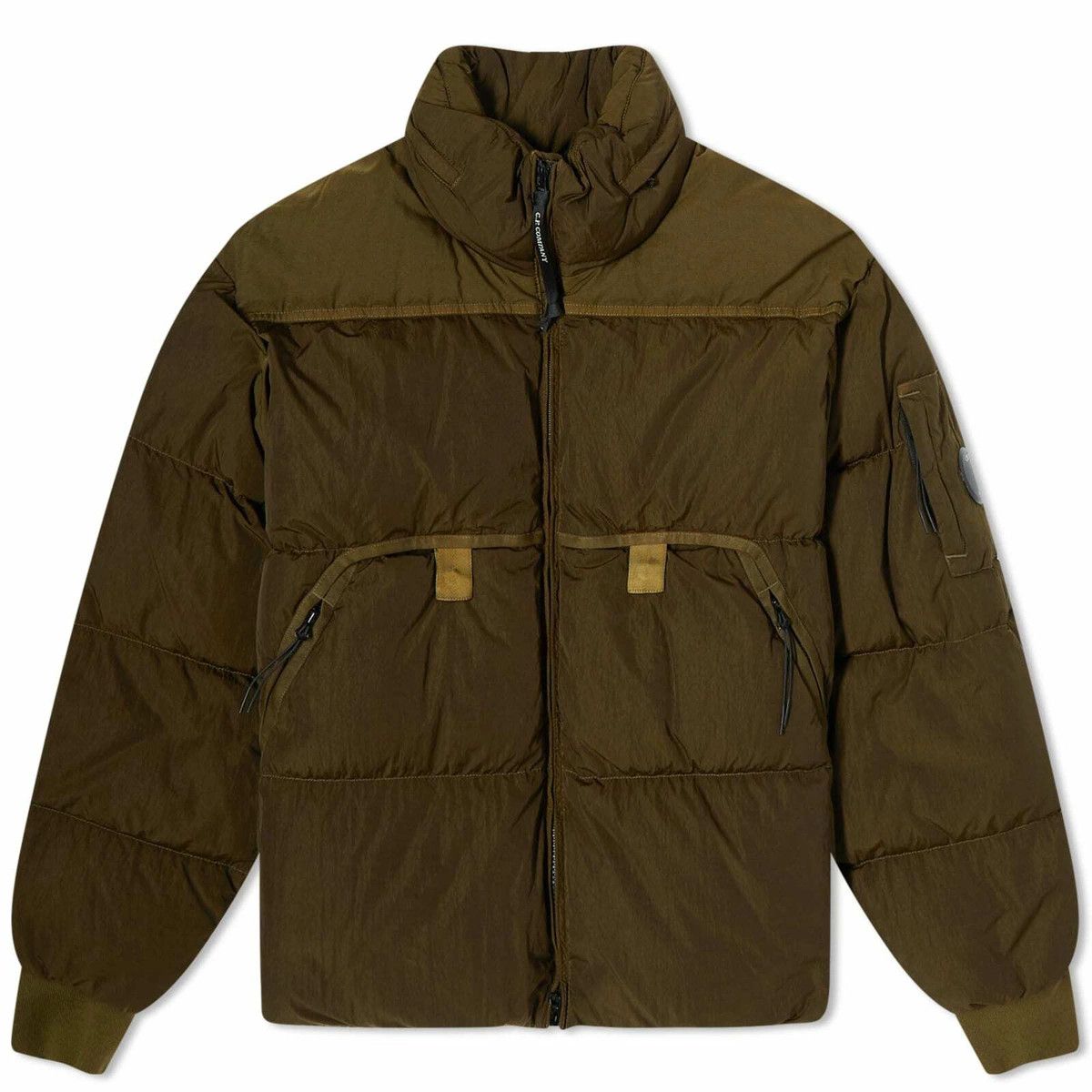 C.P. Company o1y1224 Zip Hooded Jacket in Military Green Size US S / EU 44-46 / 1 - 1 Thumbnail