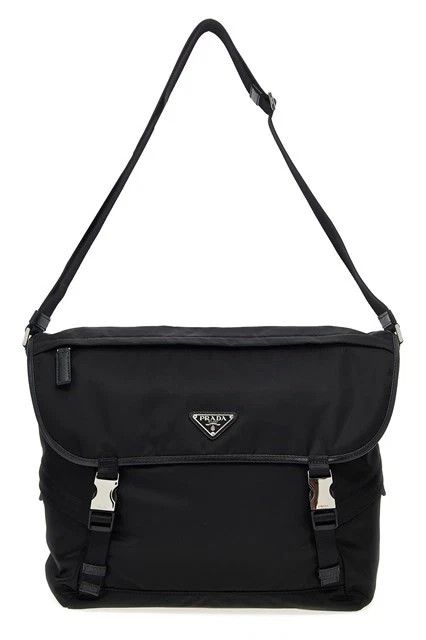 Prada PRADA Black Re-Nylon Saffiano Shoulder Bag Authentic Size ONE SIZE - 1 Thumbnail