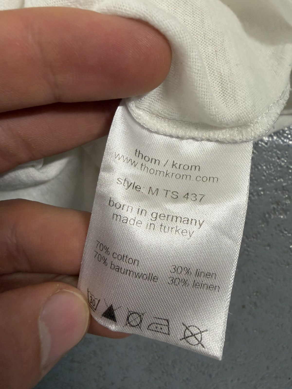 Thom Krom Thom Krom T-Shirt Size US S / EU 44-46 / 1 - 10 Thumbnail