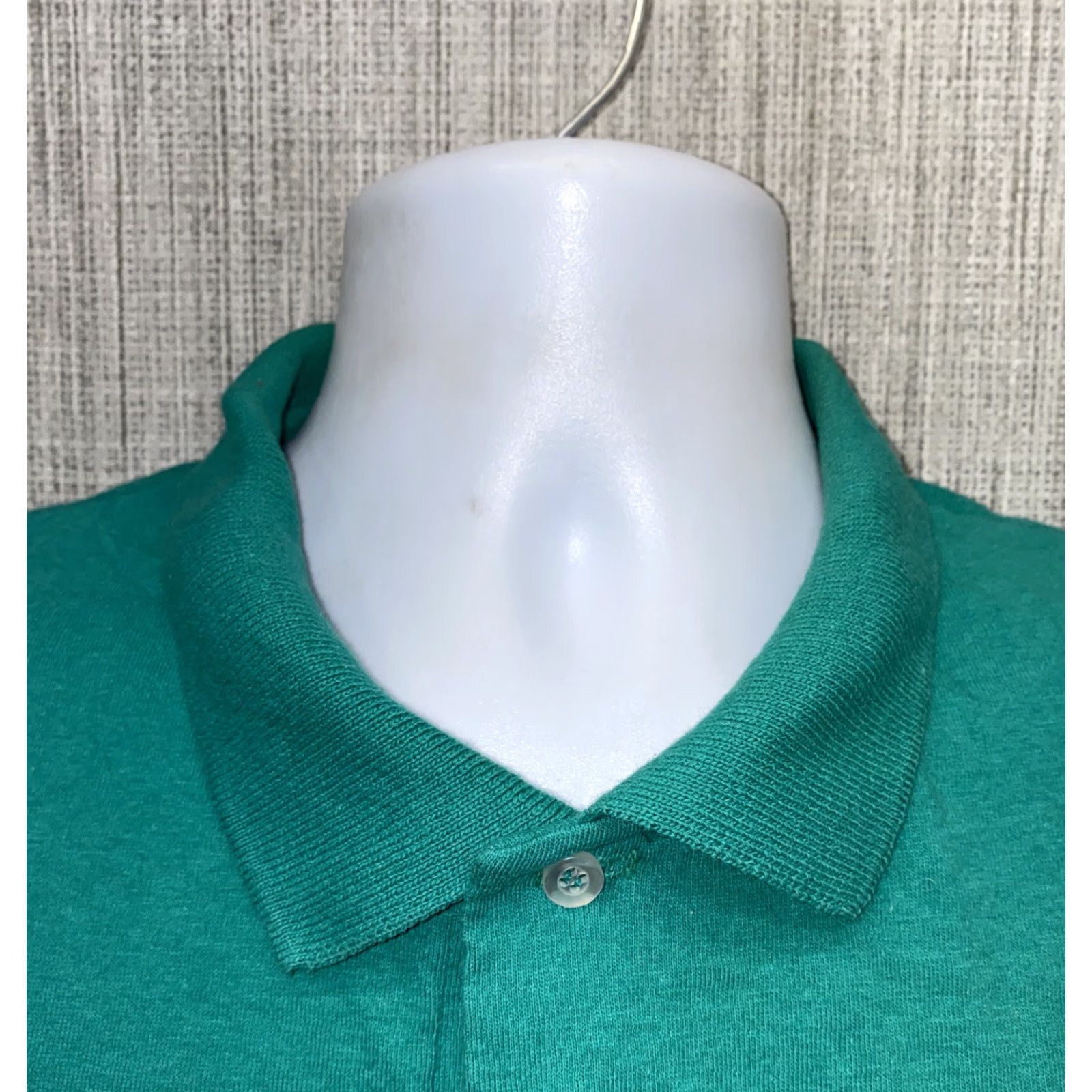 Vintage VINTAGE Screen Stars Best Mens Green Cotton USA Made Short Sleeve Polo Shirt L Golf Polo Mens Green Cotton USA Made Short Sleeve Polo Shirt L Size US L / EU 52-54 / 3 - 3 Thumbnail