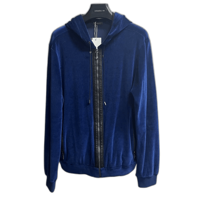 Versace Versace Blue Medusa Logo Zip Jacket-yf Size US L / EU 52-54 / 3 - 1 Thumbnail