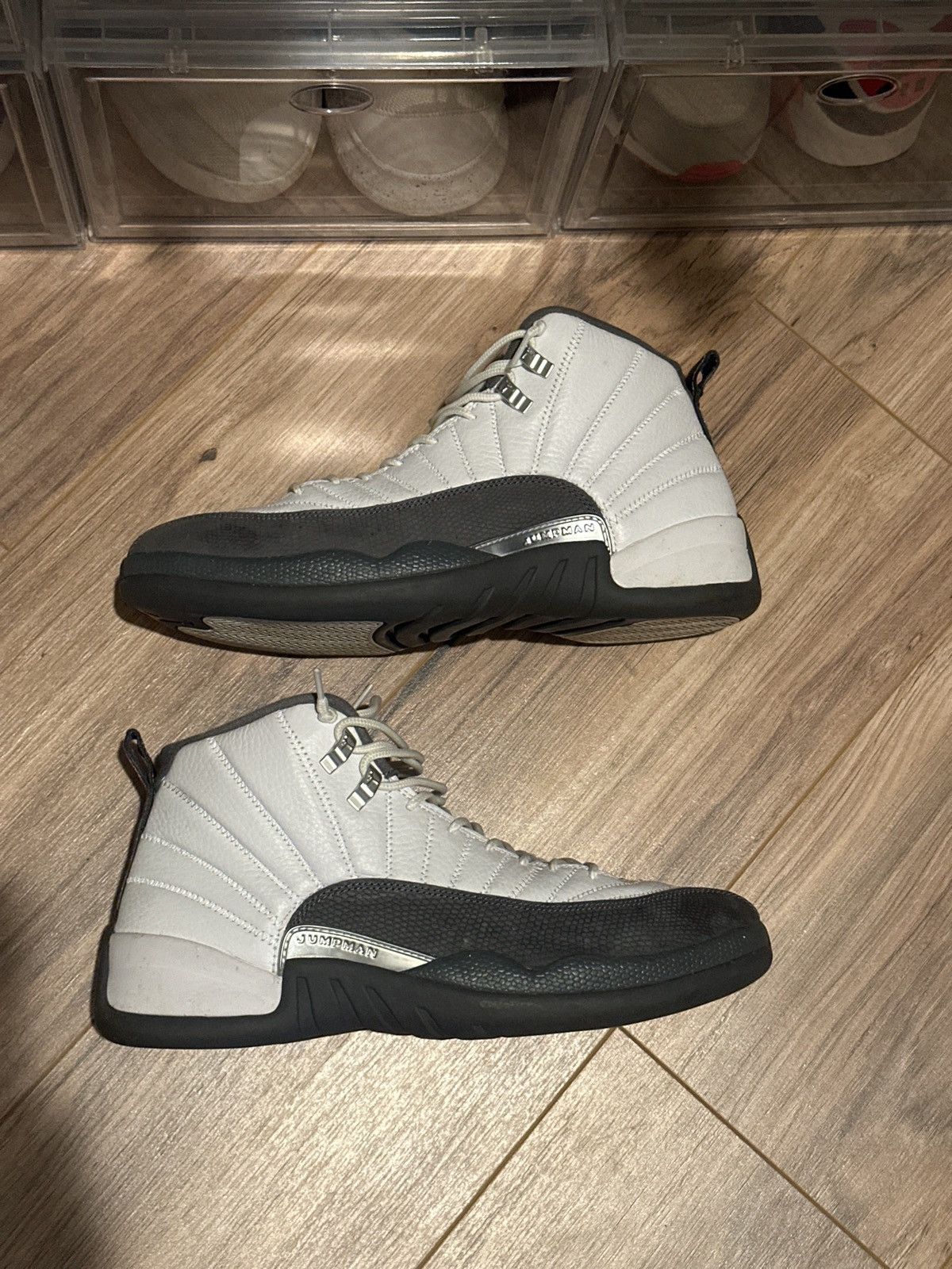 Jordan Brand Jordan 12 Light Dark Grey Size US 11.5 / EU 44-45 - 1 Thumbnail