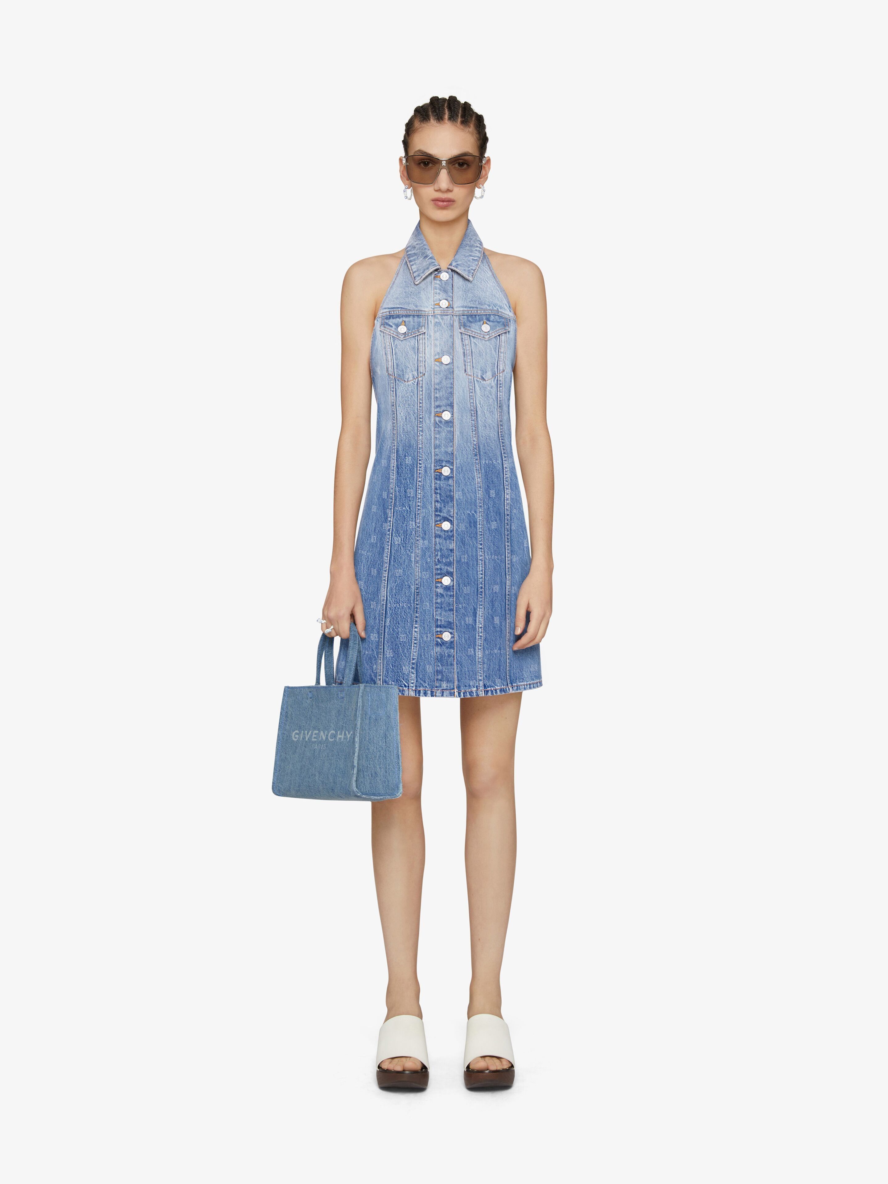 Givenchy o1loc1c0824 Dress in Denim Size M / US 6-8 / IT 42-44 - 2 Thumbnail