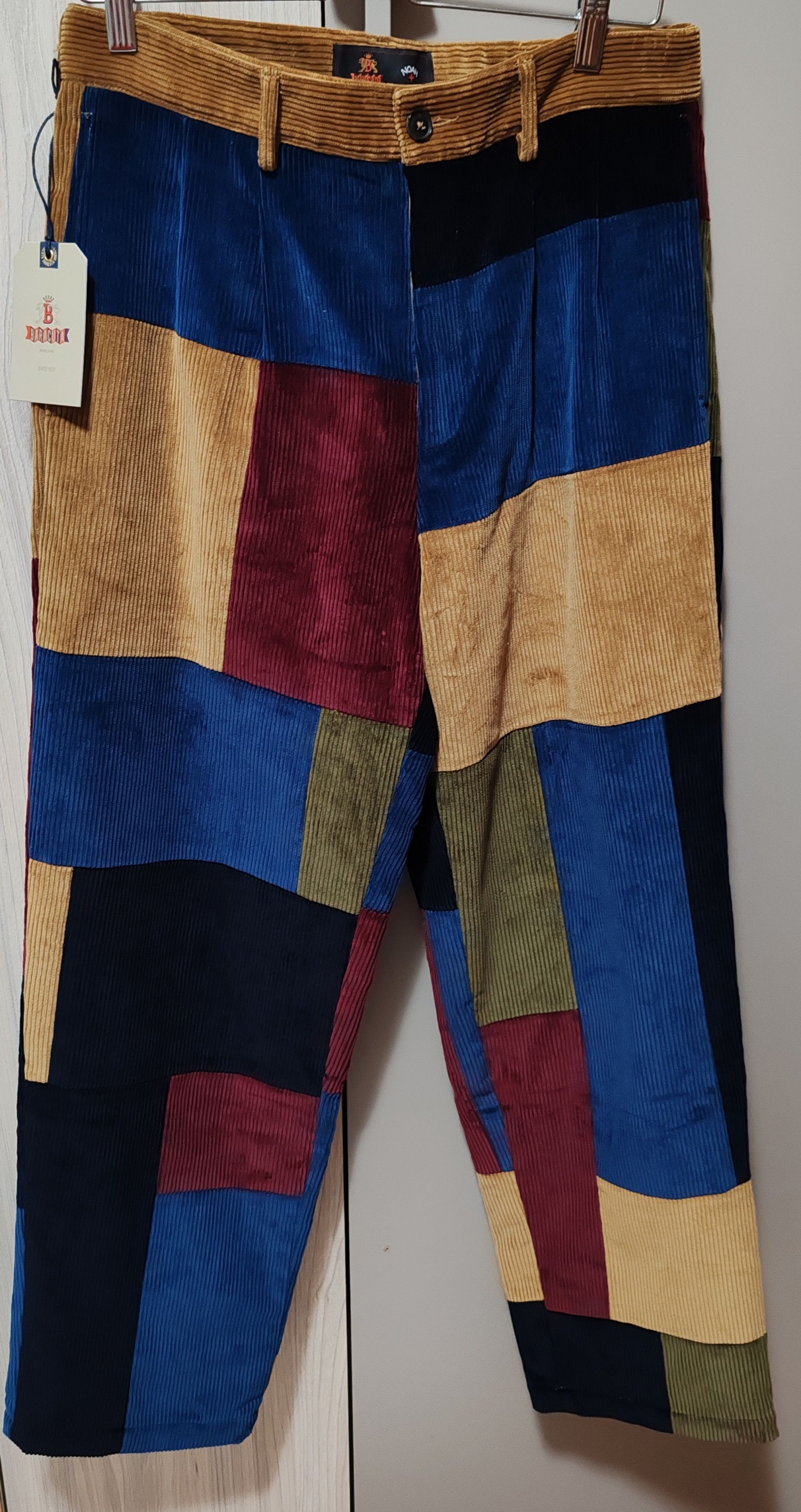 Baracuta Noah X Baracuta Double-Pleat Patchwork Corduroy Tg:34 Size US 34 / EU 50 - 1 Thumbnail
