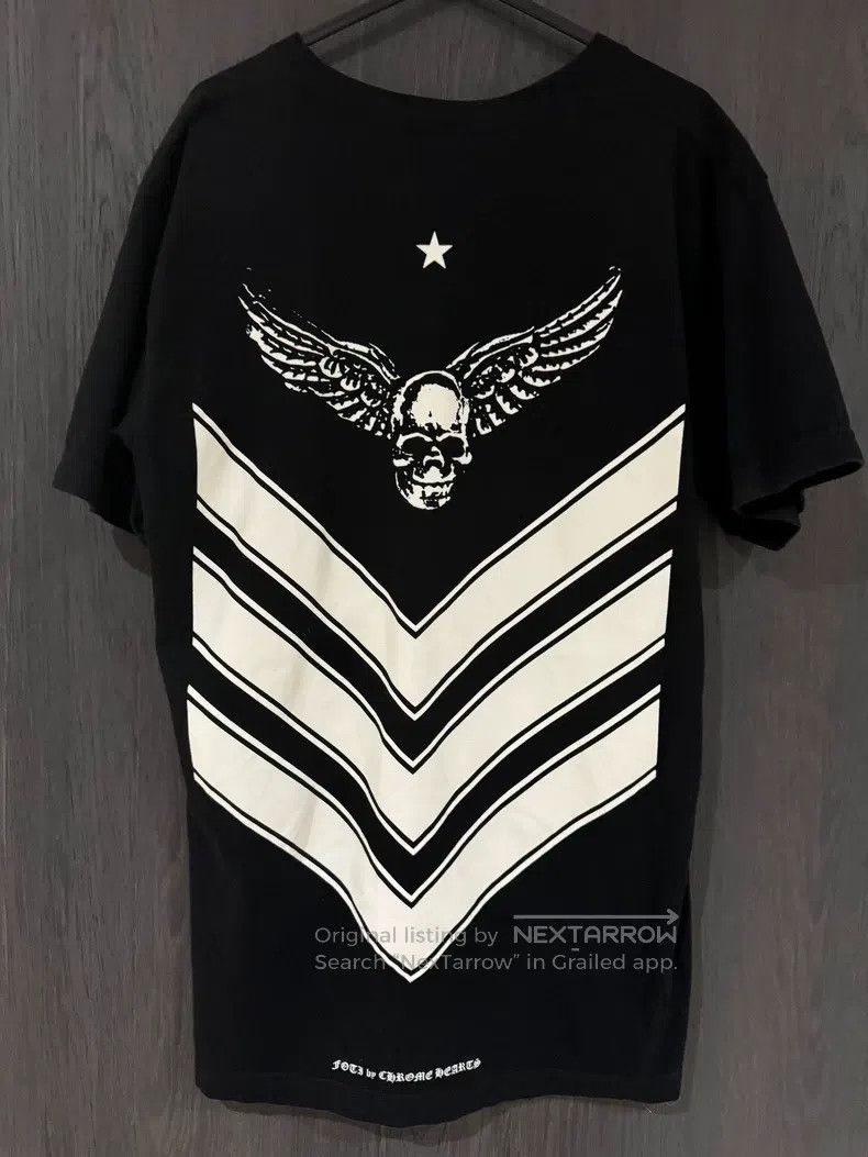 Chrome Hearts CHROME HEARTS Flying Skull Limited Edition Black Short Sle Size US M / EU 48-50 / 2 - 2 Thumbnail