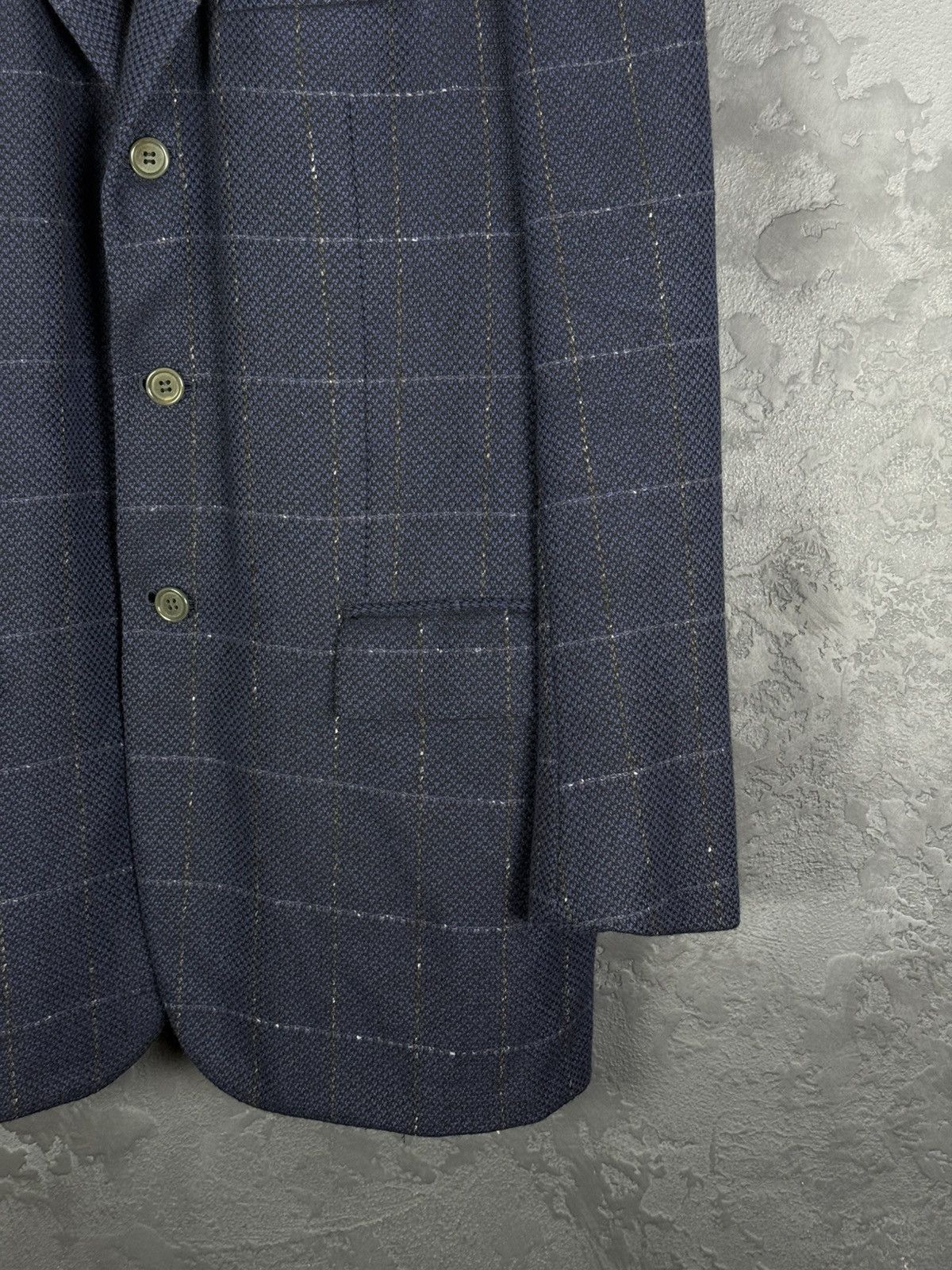 Kiton Kiton Napoli Trois Pommes Blazer 100% Cashmere Blazer Jacket Size 52R - 11 Thumbnail