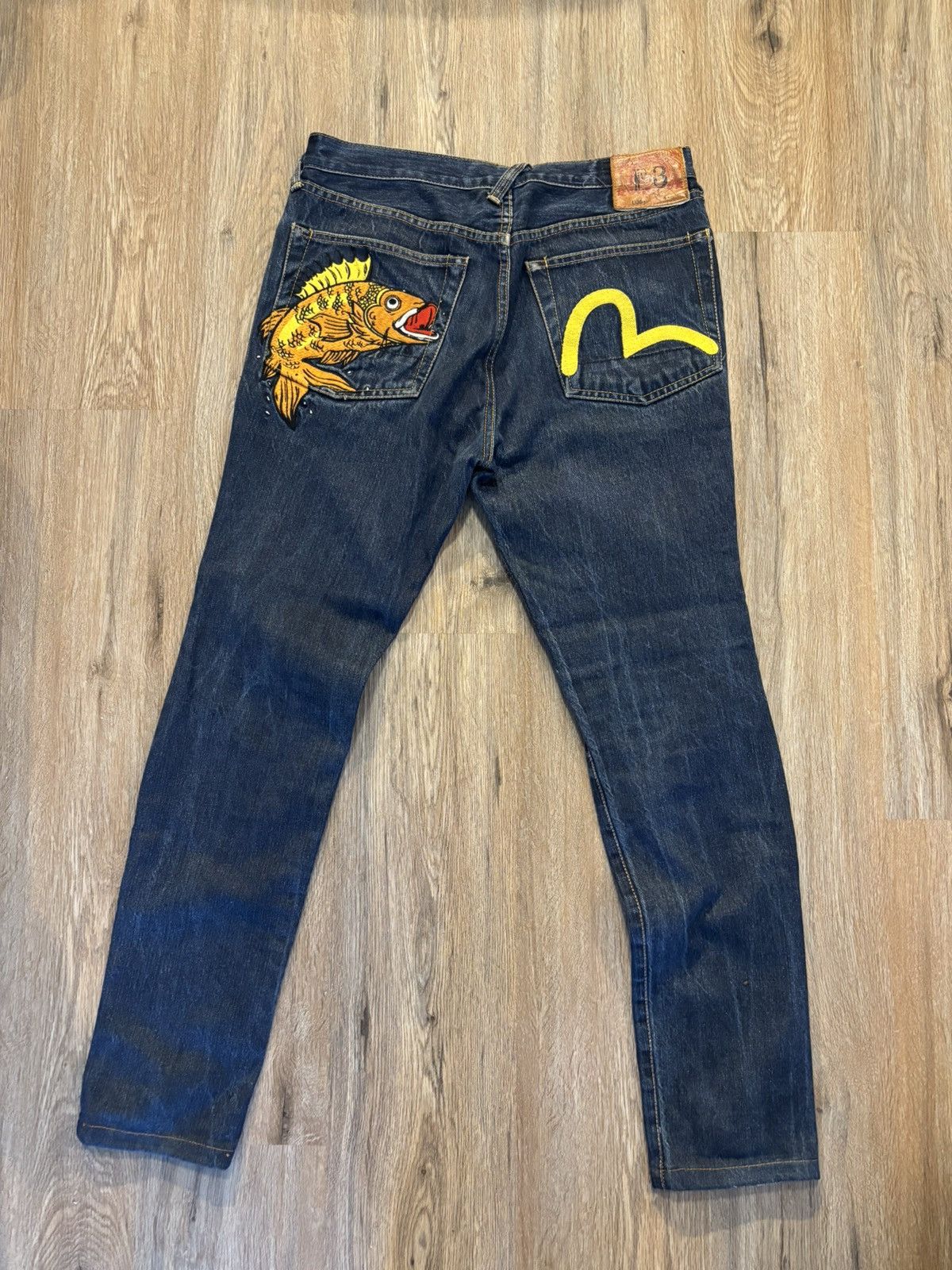 Evisu × Japanese Brand Hot Item Special Design Rare Evisu Jeans