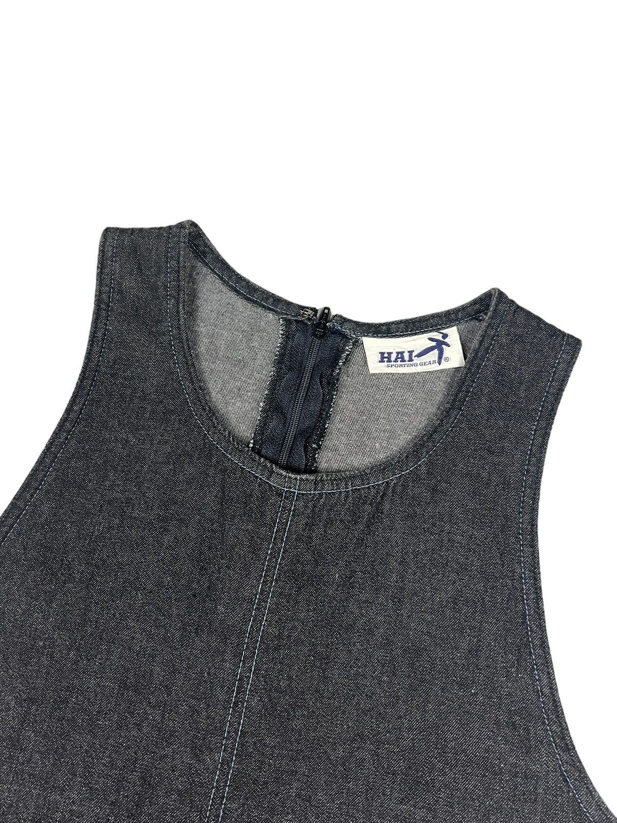 Hai Sporting Gear Vintage Hai Sporting Gear Denim Midi Dress Size M / US 6-8 / IT 42-44 - 4 Thumbnail