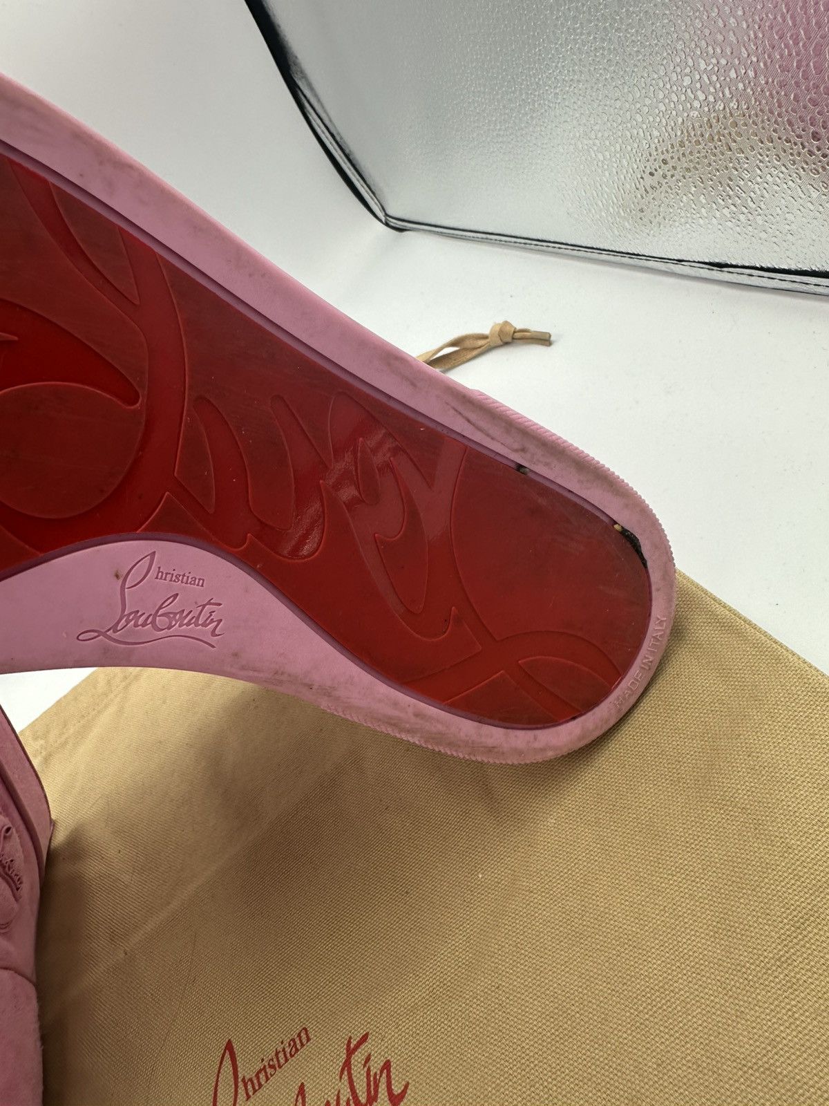 Christian Louboutin Christian Louboutin High Top Sneakers Size US 13 / EU 46 - 16 Thumbnail