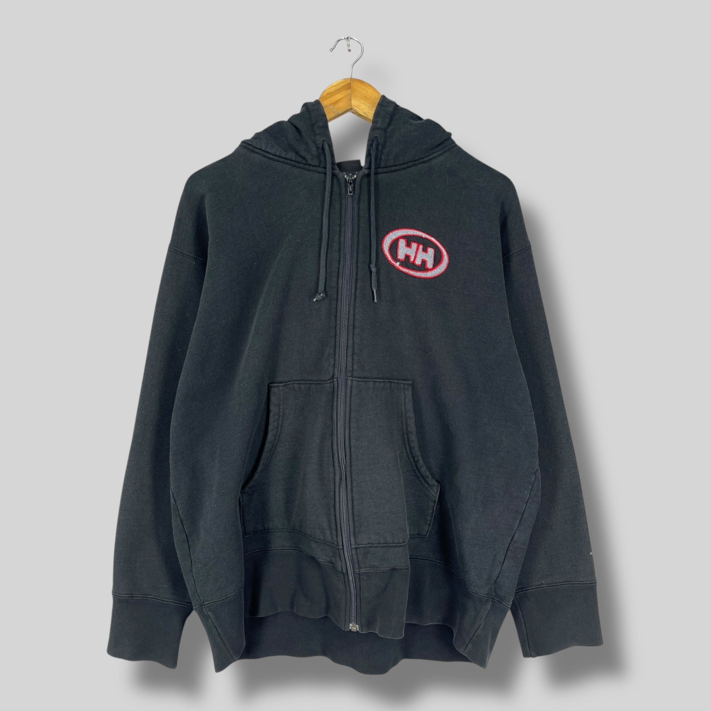 Helly Hansen Vintage 1990s HELLY HANSEN Embroidery Logo Zipper Hoodie Size US XL / EU 56 / 4 - 1 Thumbnail