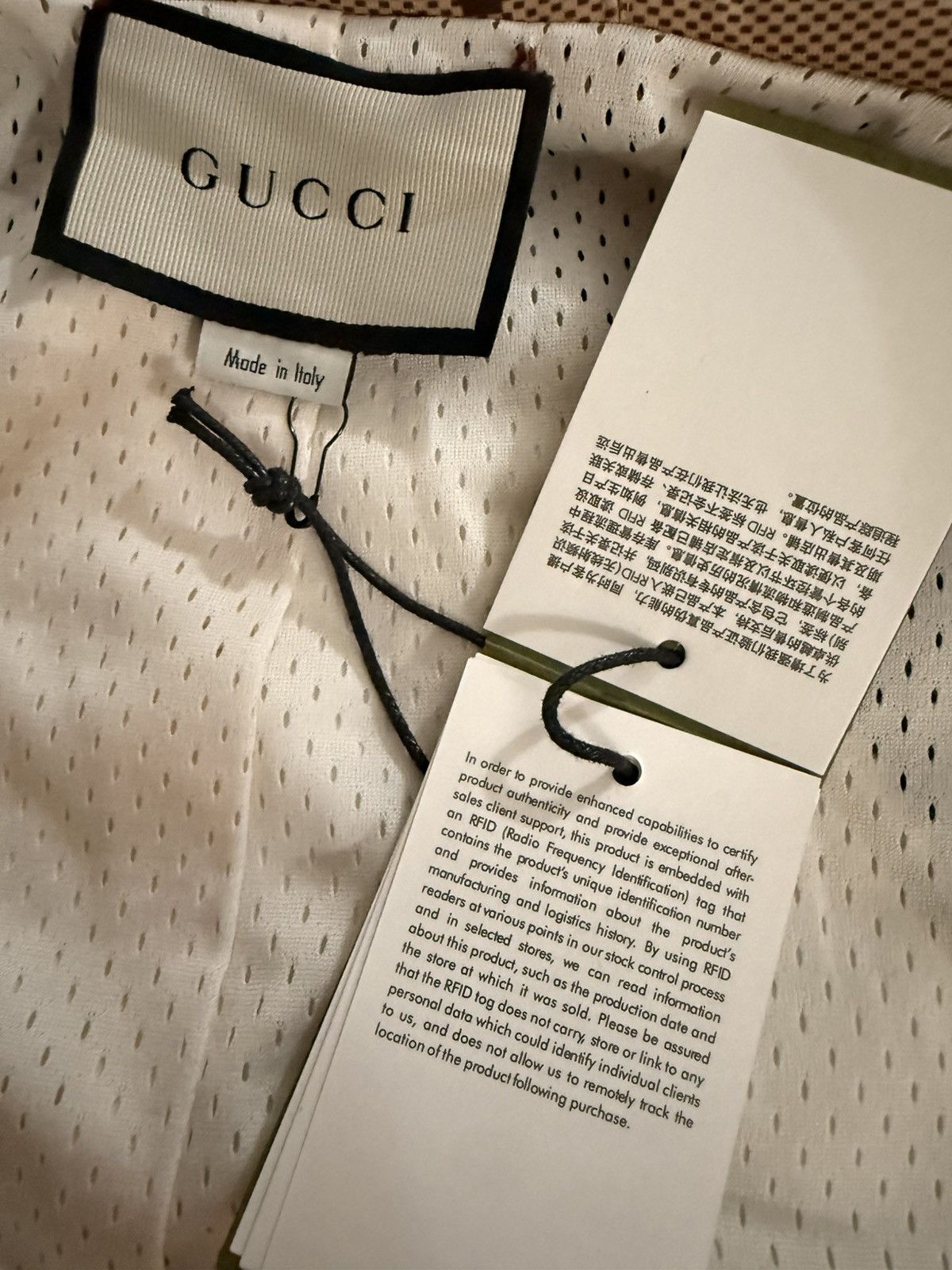 Gucci Gucci Beige GG Monogram Zip-Up Hoodie – Size M – Brand New Size US M / EU 48-50 / 2 - 6 Thumbnail