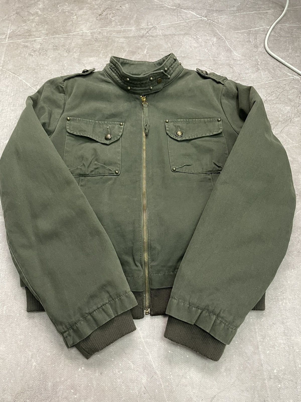 If Six Was Nine Rare army style y2k bomber jacket if six was nine archive Size US M / EU 48-50 / 2 - 6 Thumbnail