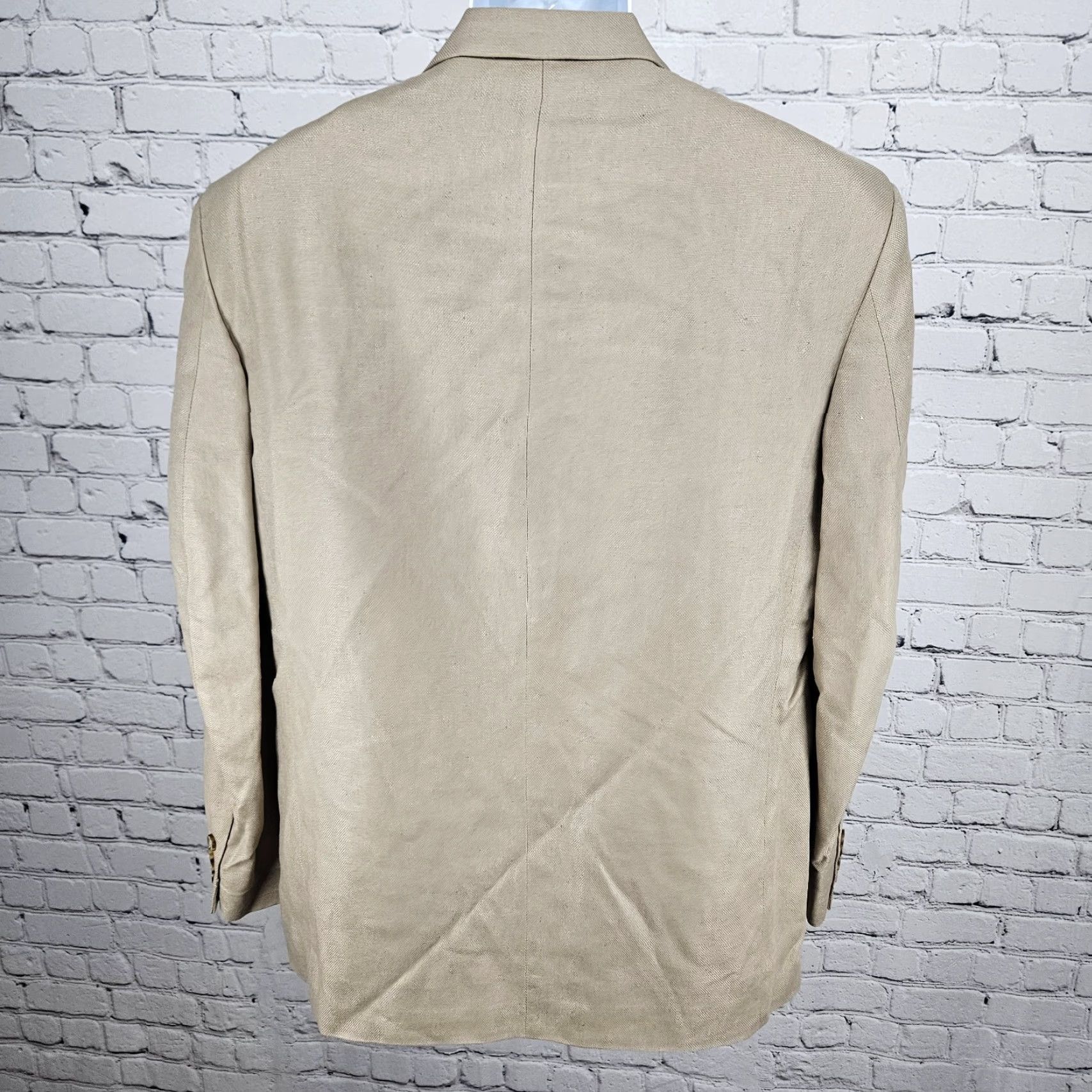 Oscar De La Renta VINTAGE Oscar de la Renta Sport Coat 2 Button Ventless Notch Brown Silk Men 40S Size US XXS / EU 40 - 2 Thumbnail