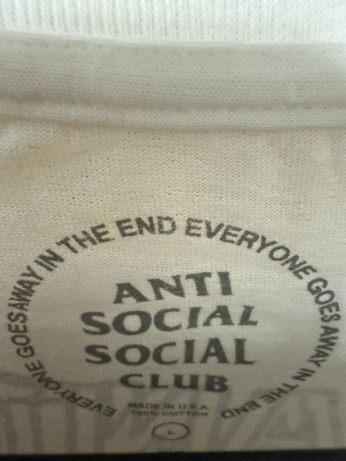 Anti Social Social Club ASSC X Undefeated Size US L / EU 52-54 / 3 - 3 Thumbnail