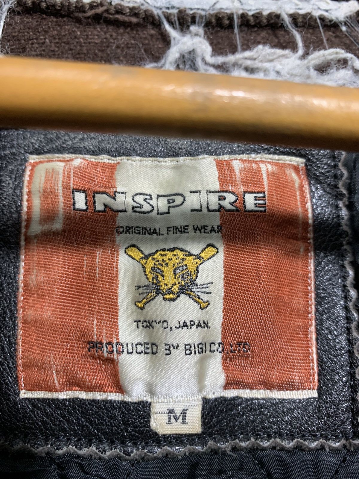 BIGI 🔥VTG VERY WORN BIGI WOOL/LEATHER VARSITY JACJET Size US L / EU 52-54 / 3 - 11 Thumbnail
